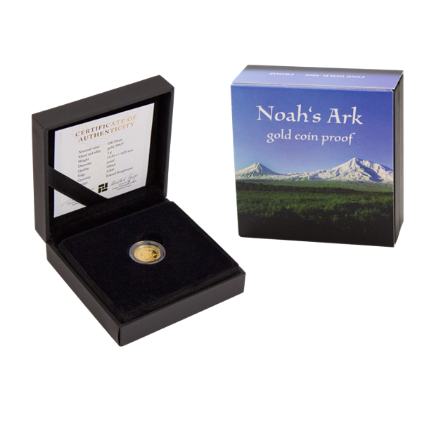 Arche Noah 2017 - Armenien 1 g Goldmünze .9999 Proof