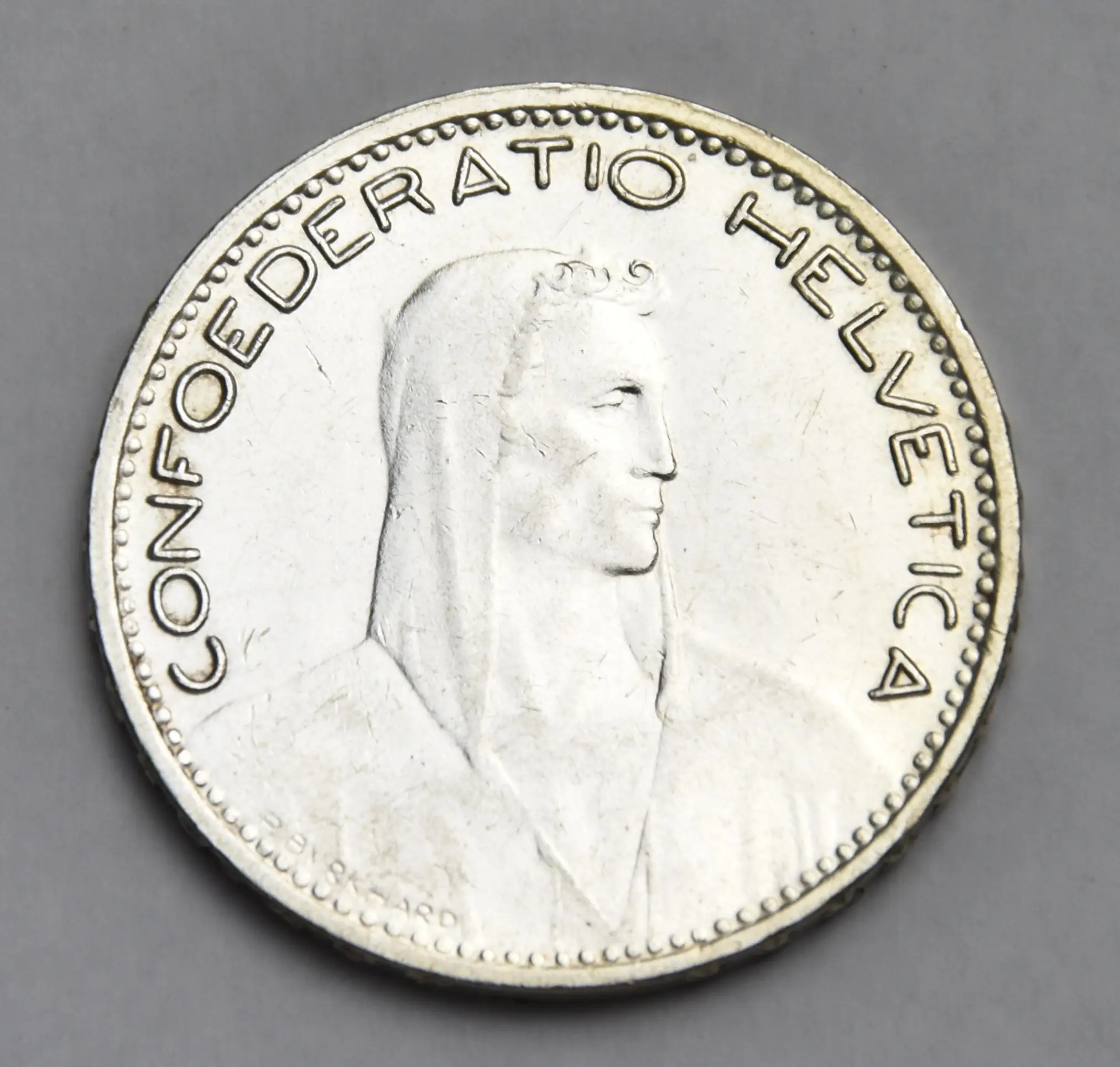 Switzerland 5 Franks 1923 B (Alpine shepherd)