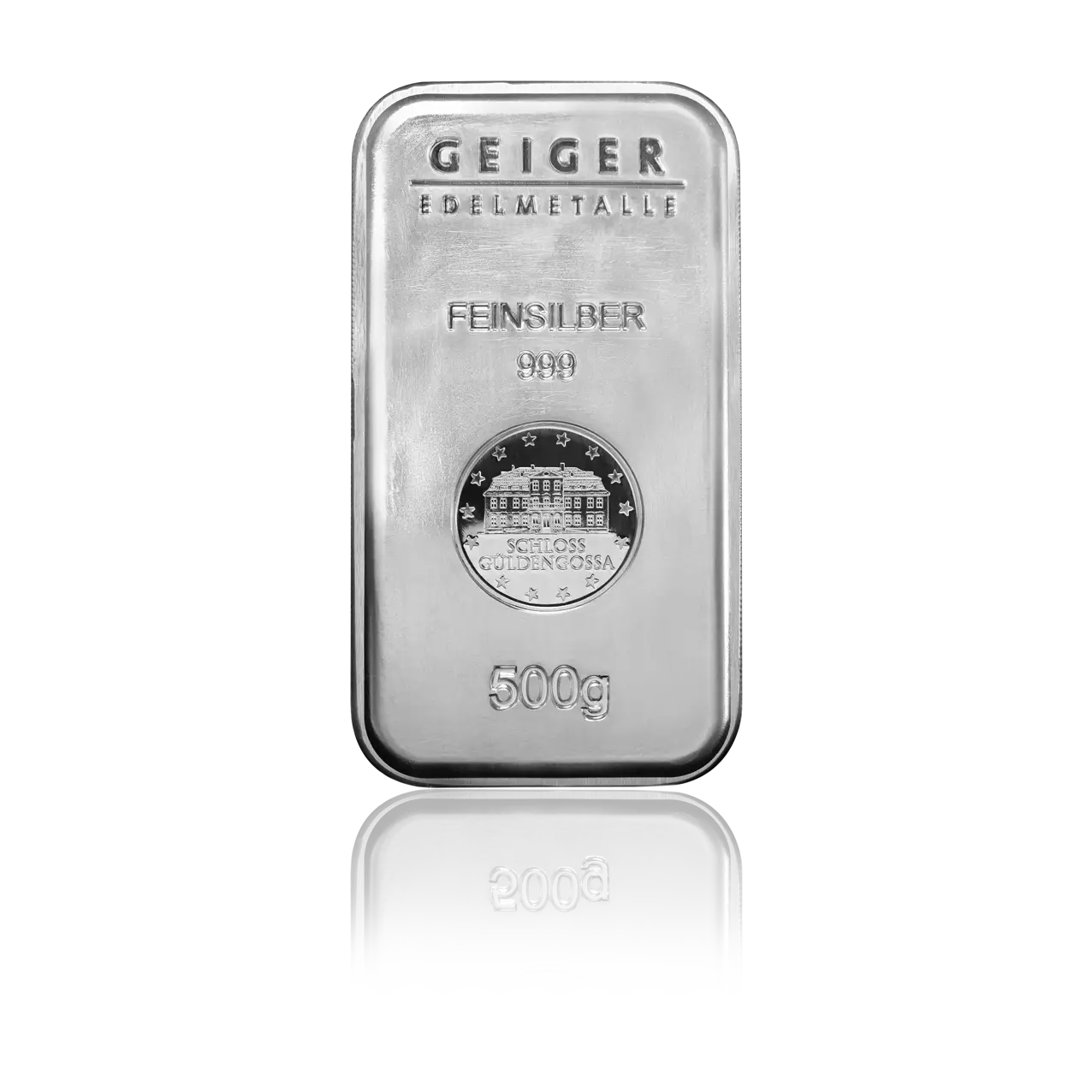 silver bar security line 500 g .999 - Schloss Güldengossa *special offer*