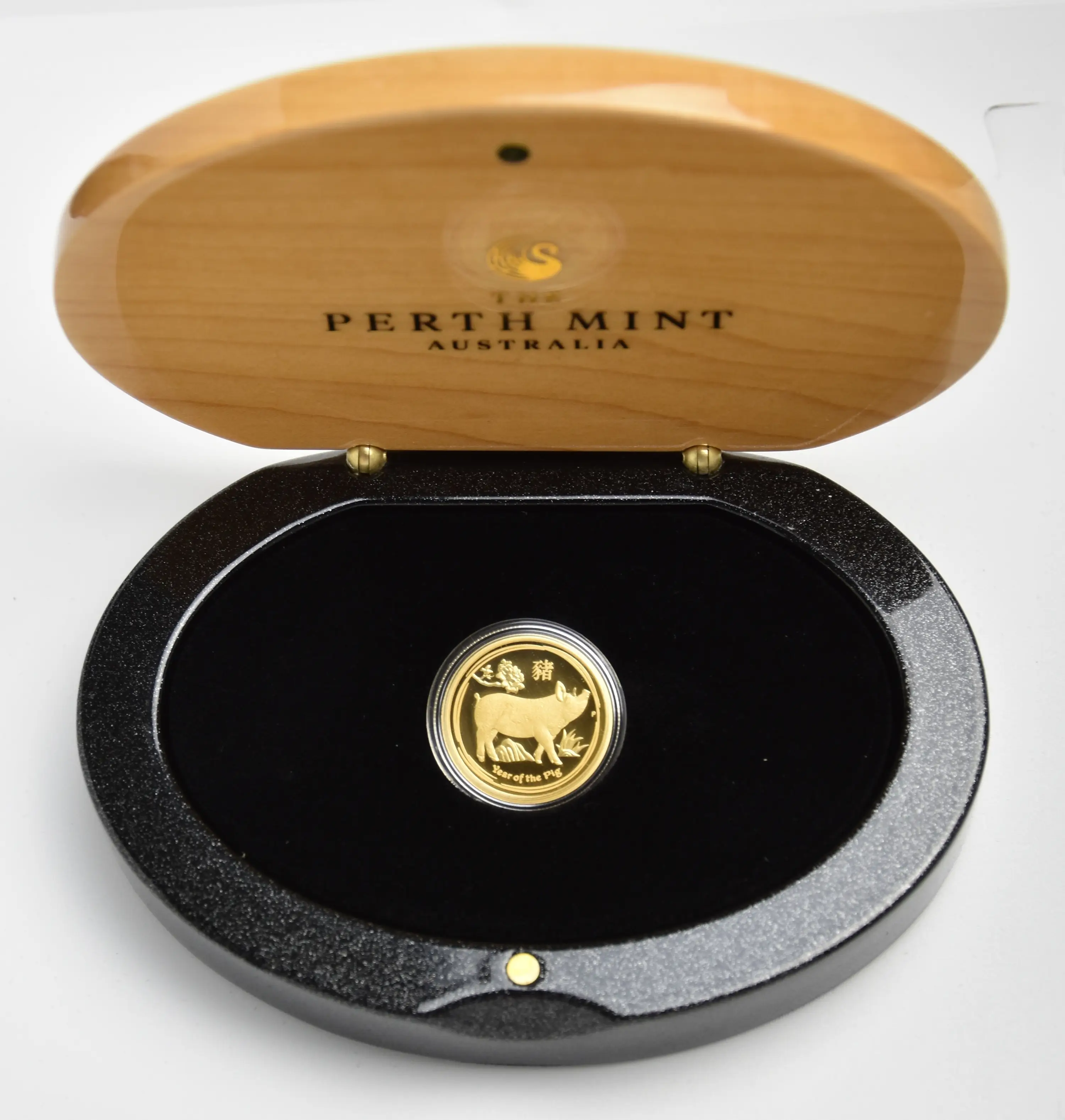 Lunar II - 2019 Year of the Pig- Australia 1/4 oz Gold "Proof Coin"