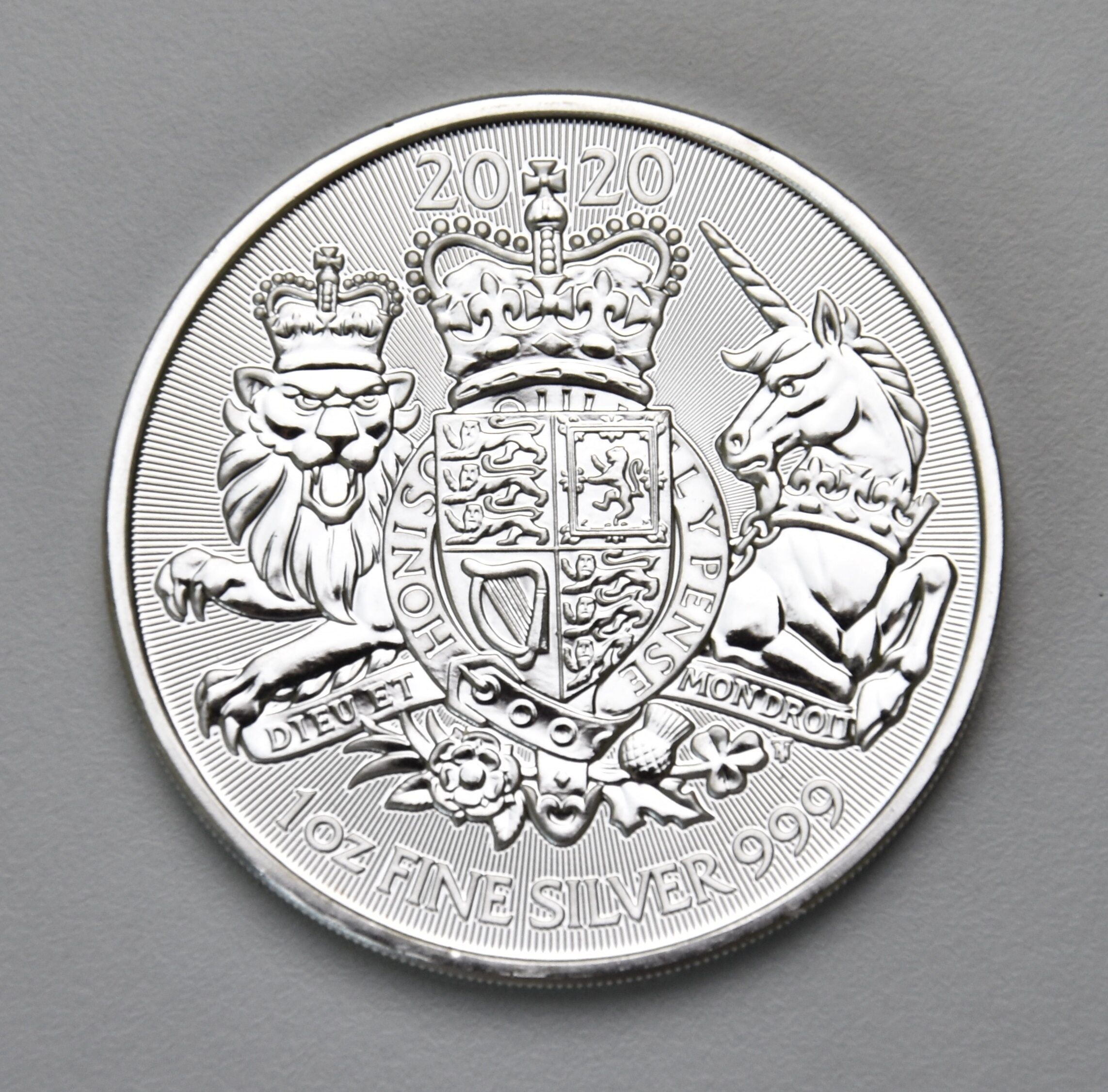 The Royal Arms 2020 - Vereinigtes Königreich 1 oz Silbermünze