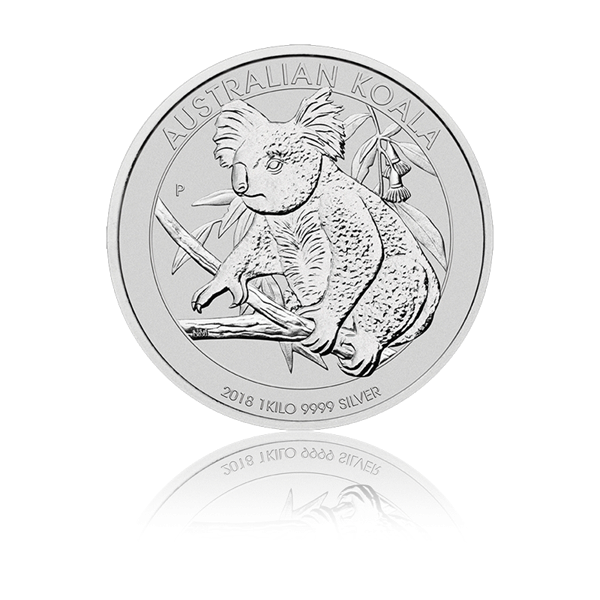 Koala 2018 - Australien 1 kg Silbermünze