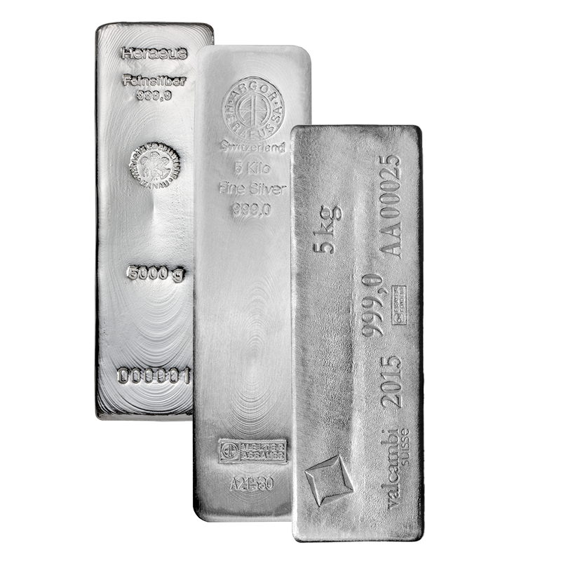 Silberbarren - 5 kg LBMA *Sonderangebot*