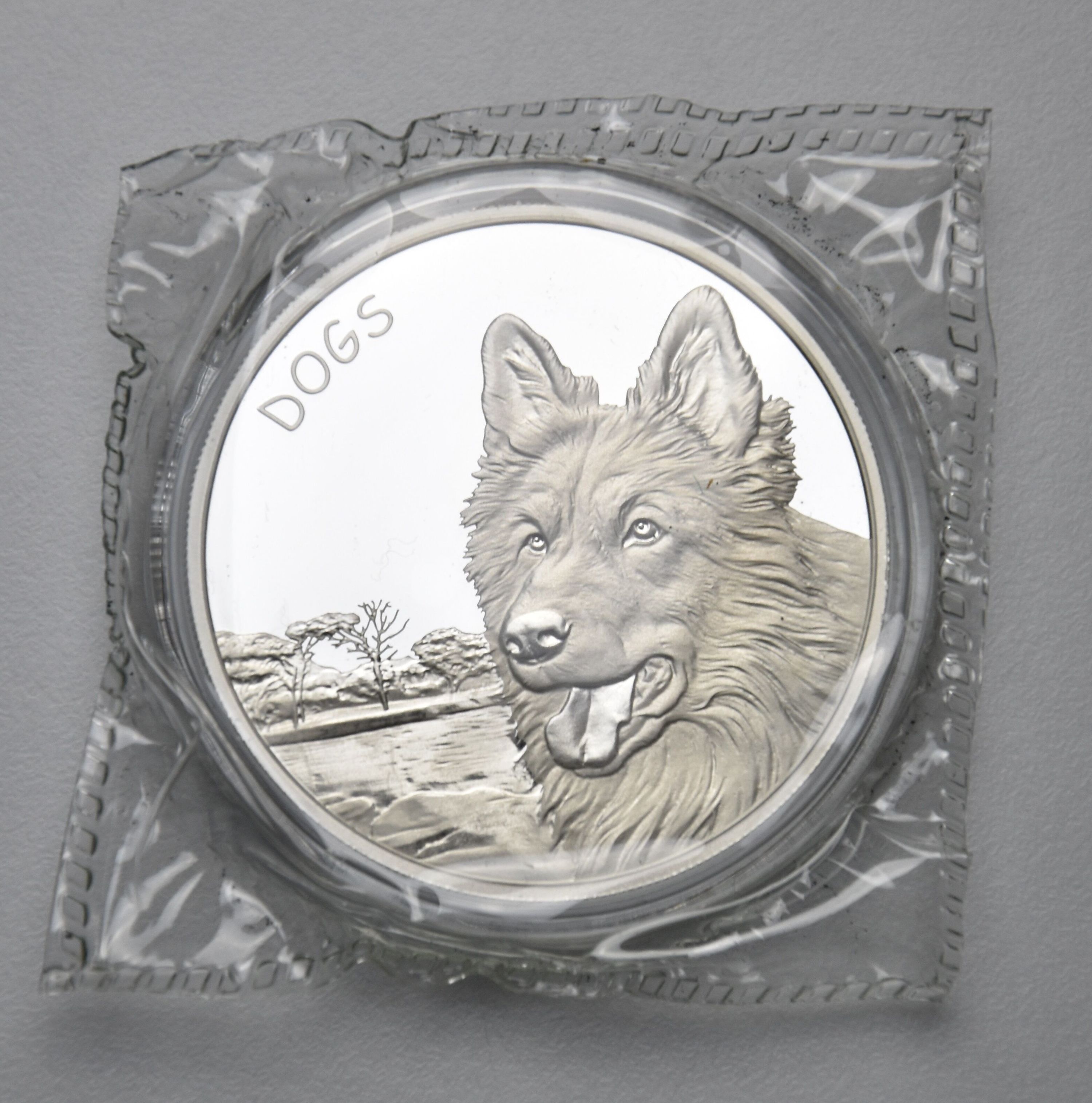 Fiji 50 Cents 2022 - 1 Unze Silbermünze "Hunde"