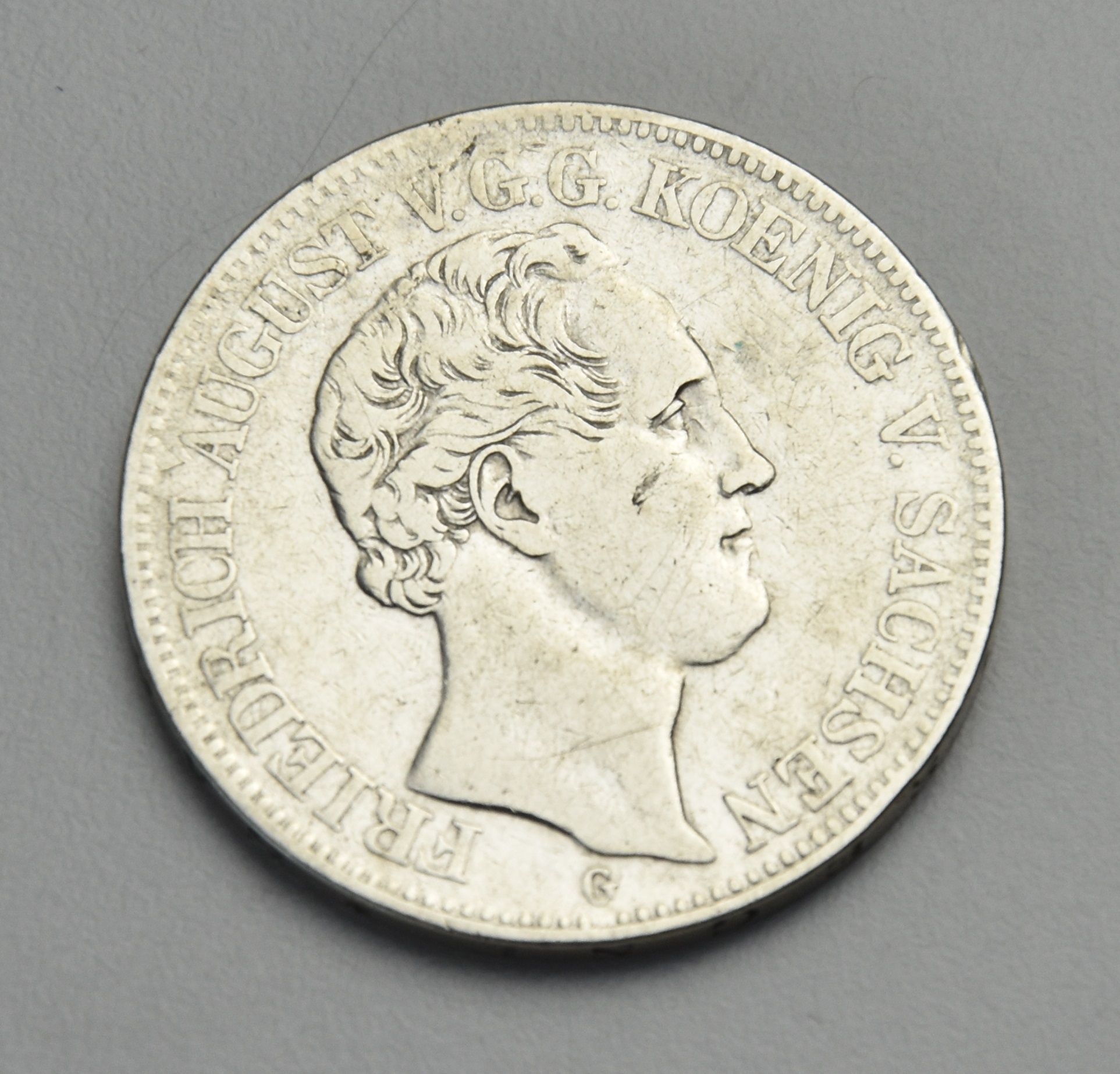 Deutschland 1 Taler 1842 G Friedrich August II. (1836 - 1854)