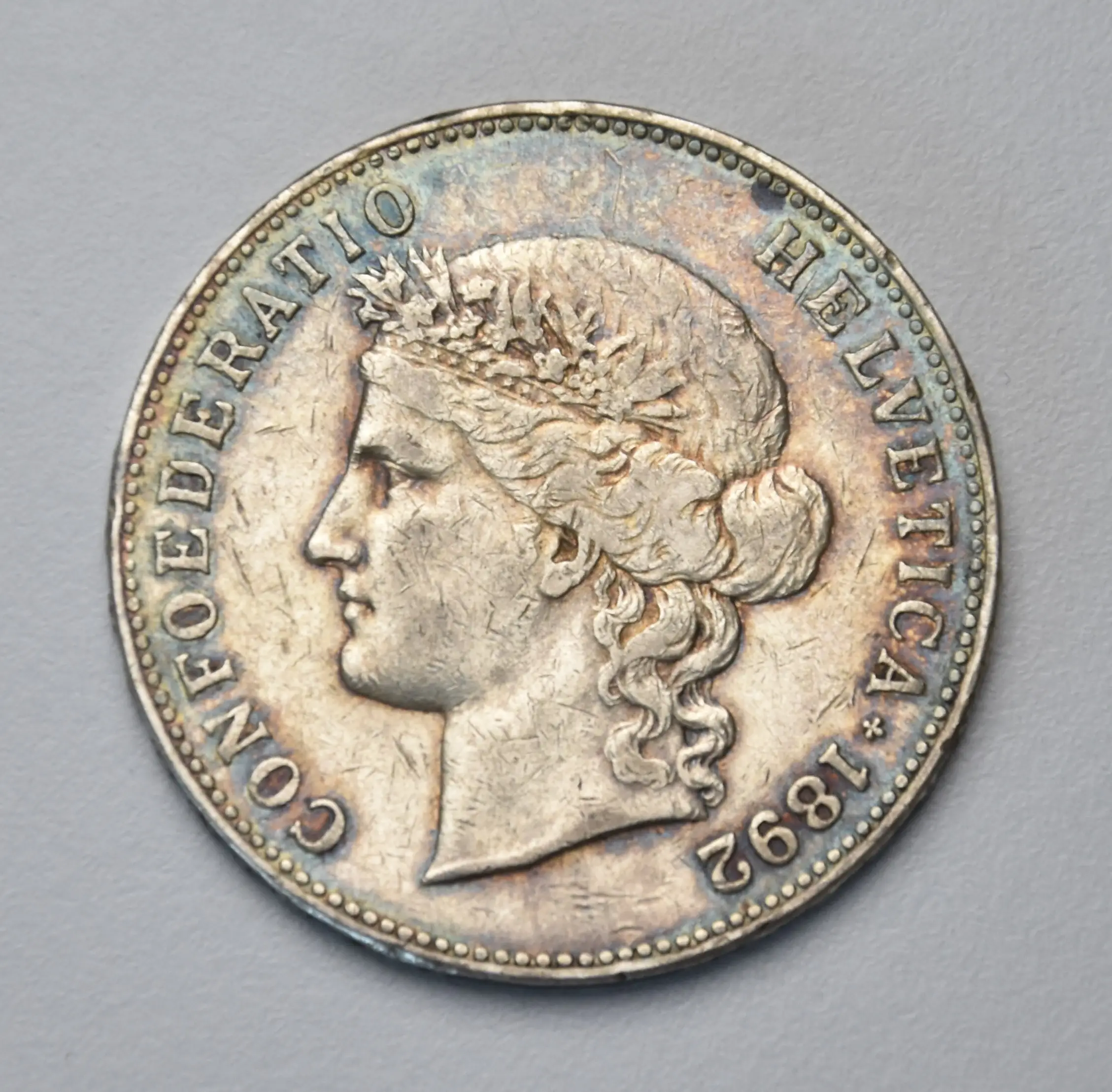 Schweiz 5 Franken - 1892 B (Helvetia)