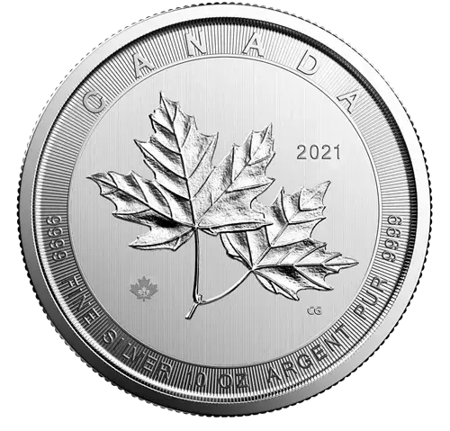 Magnificent Maple Leaf 2021 - Kanada 10 oz Silbermünze .9999 *Sonderangebot*