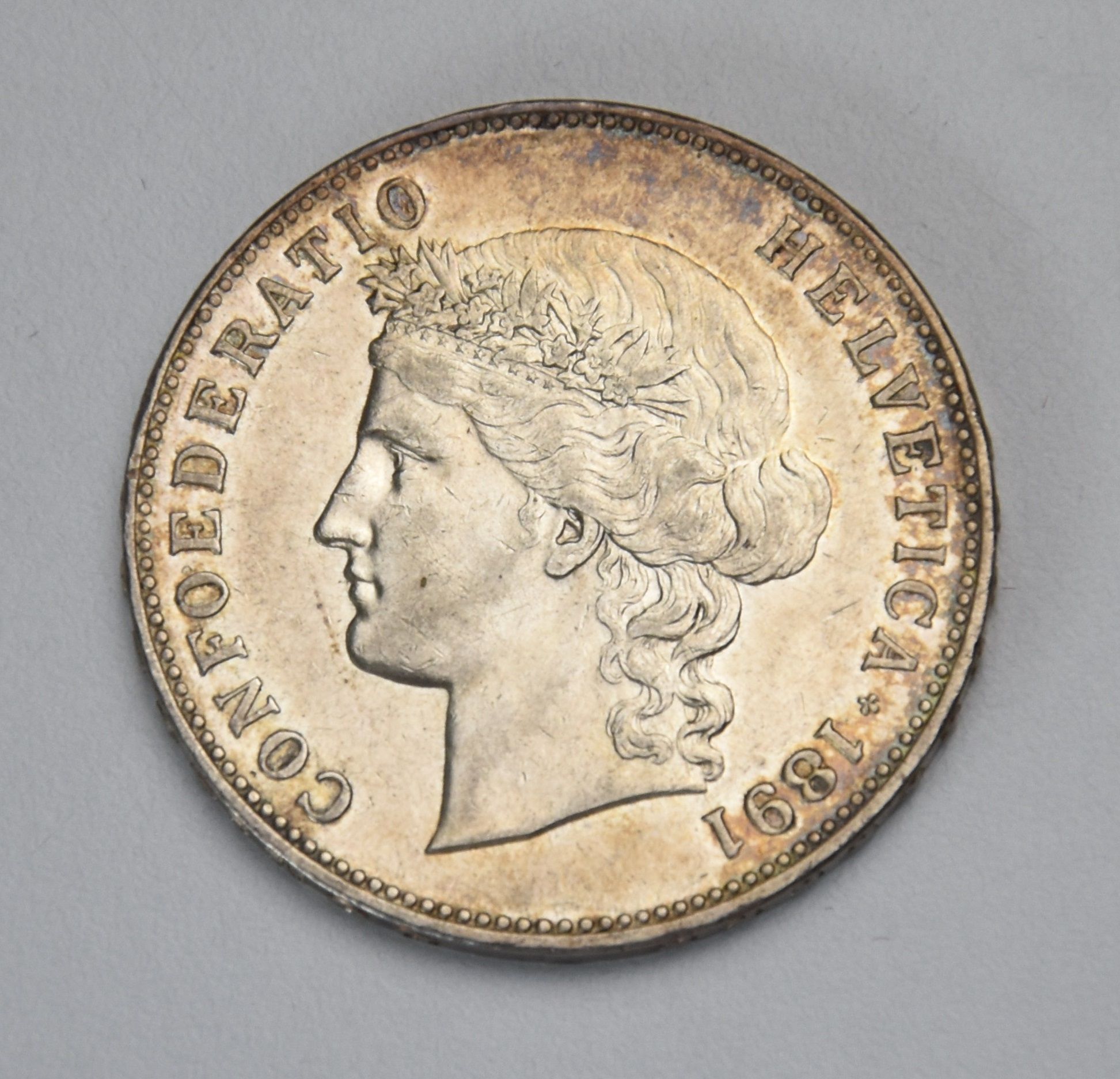 Schweiz 5 Franken - 1891 B (Helvetia)