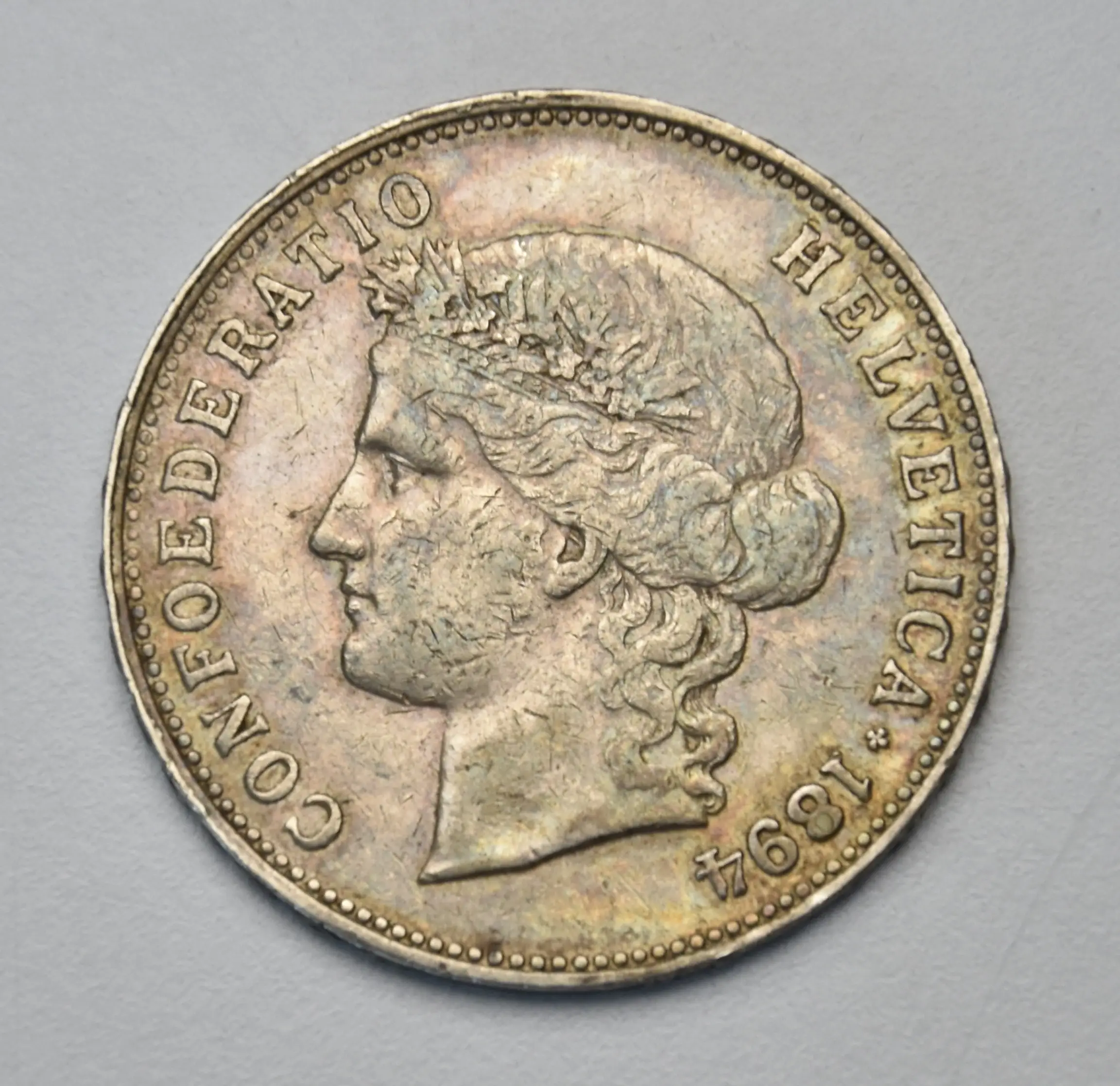 Schweiz 5 Franken - 1894 B (Helvetia)