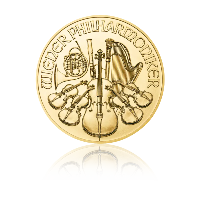 Wiener Philharmoniker - Österreich 1/25 oz Goldmünze