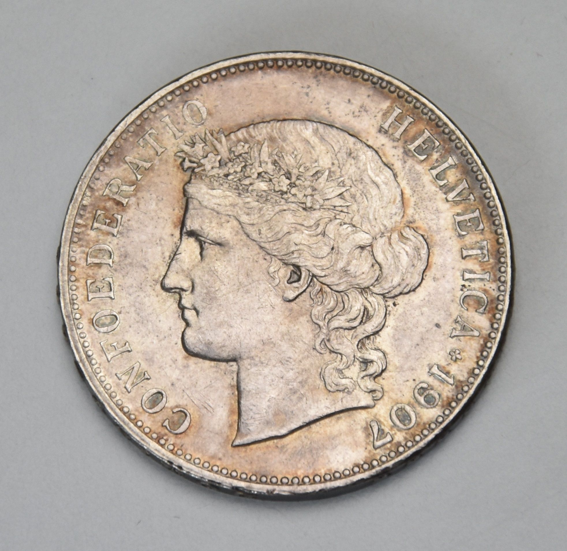 Schweiz 5 Franken - 1907 B (Helvetia)