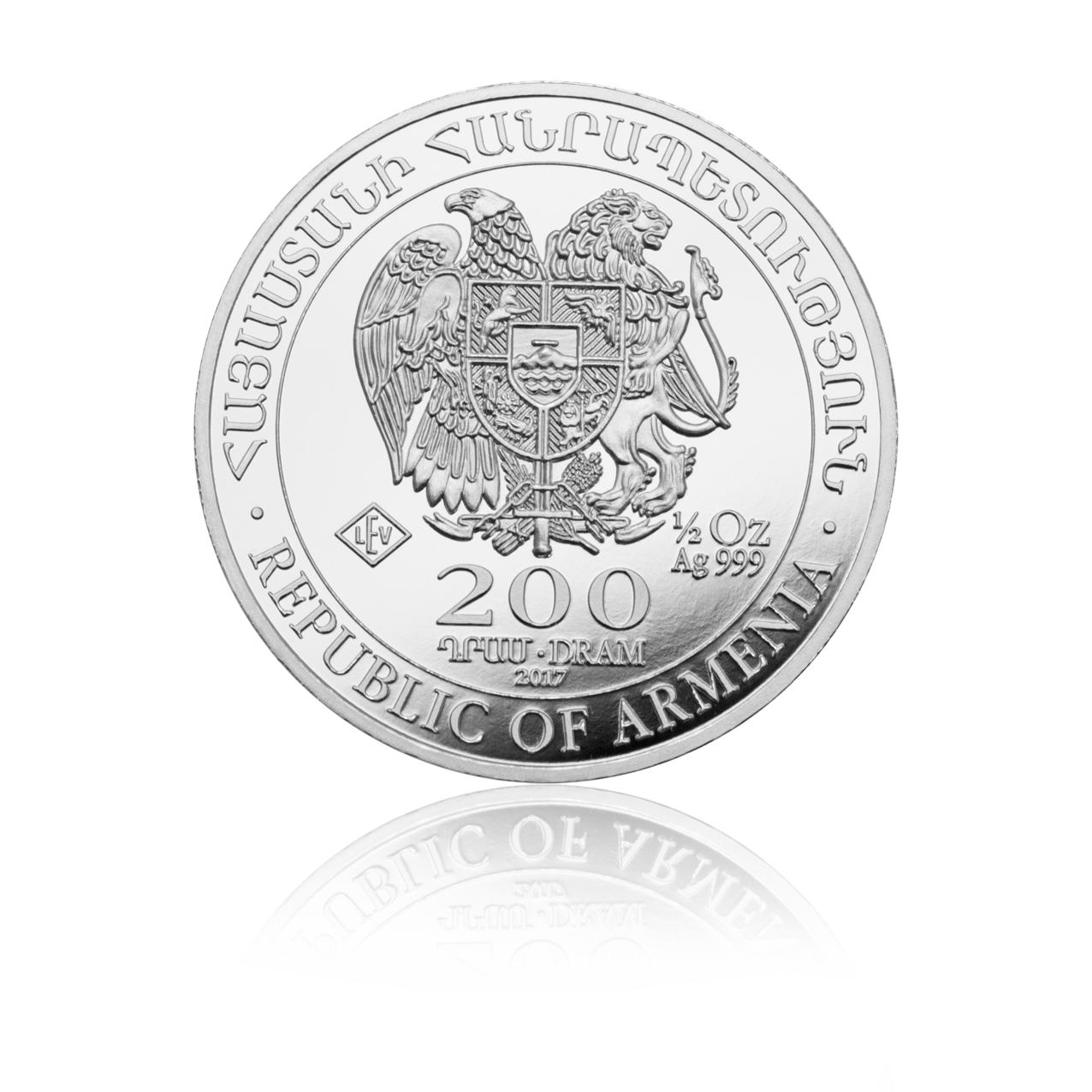 Arche Noah  - Armenien 1/2 oz Silbermünze .999 *Sonderangebot*