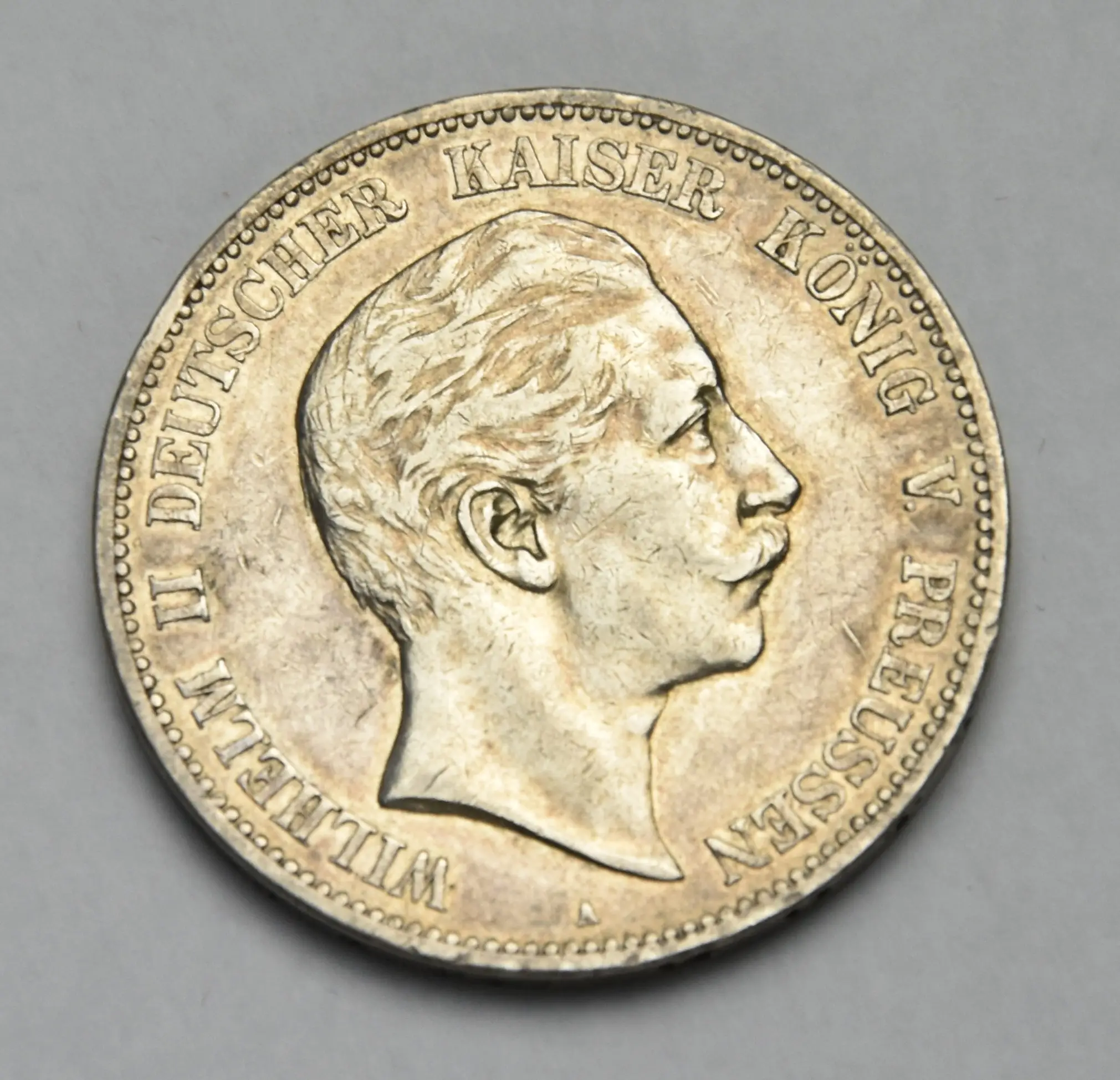 Deutschland Preussen 5 Mark 1907 A Wilhelm II Kaiser König (1888 - 1918)