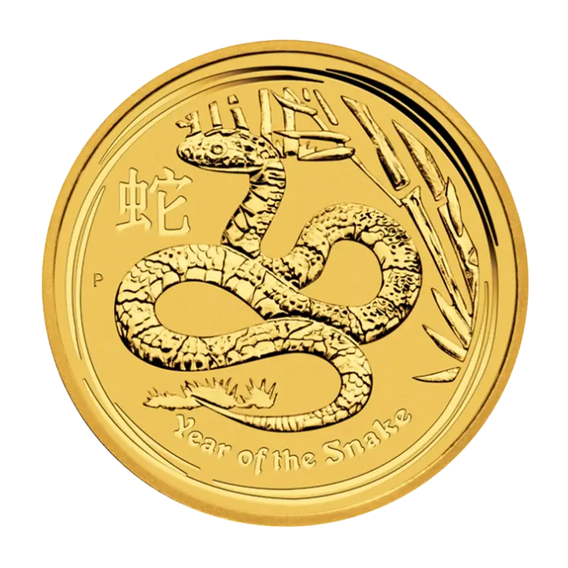 Lunar II "Schlange" 2013 - Australien 1 oz Goldmünze