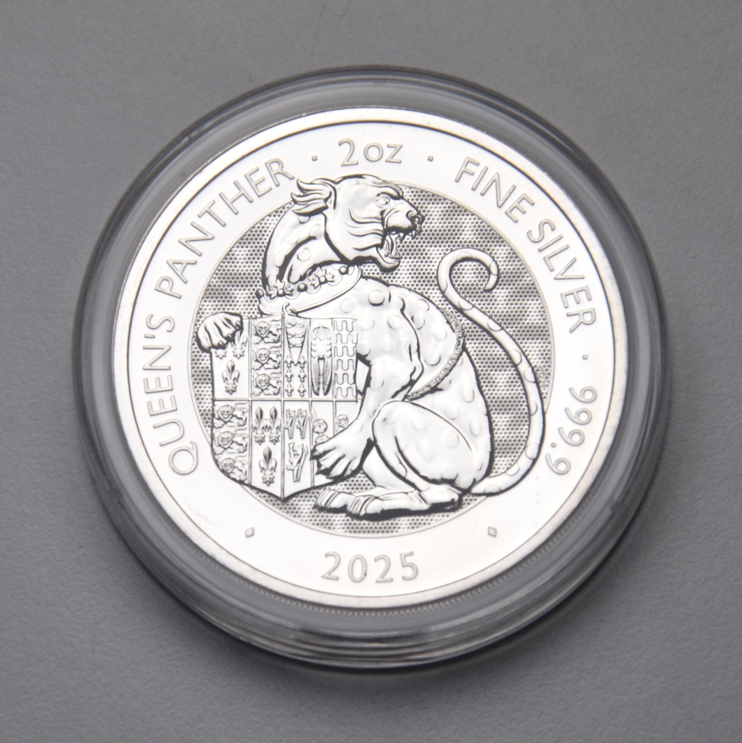 Grossbritannien 5 Pfund 2025 - 2 Unzen Silbermünze "Queen's Panther"