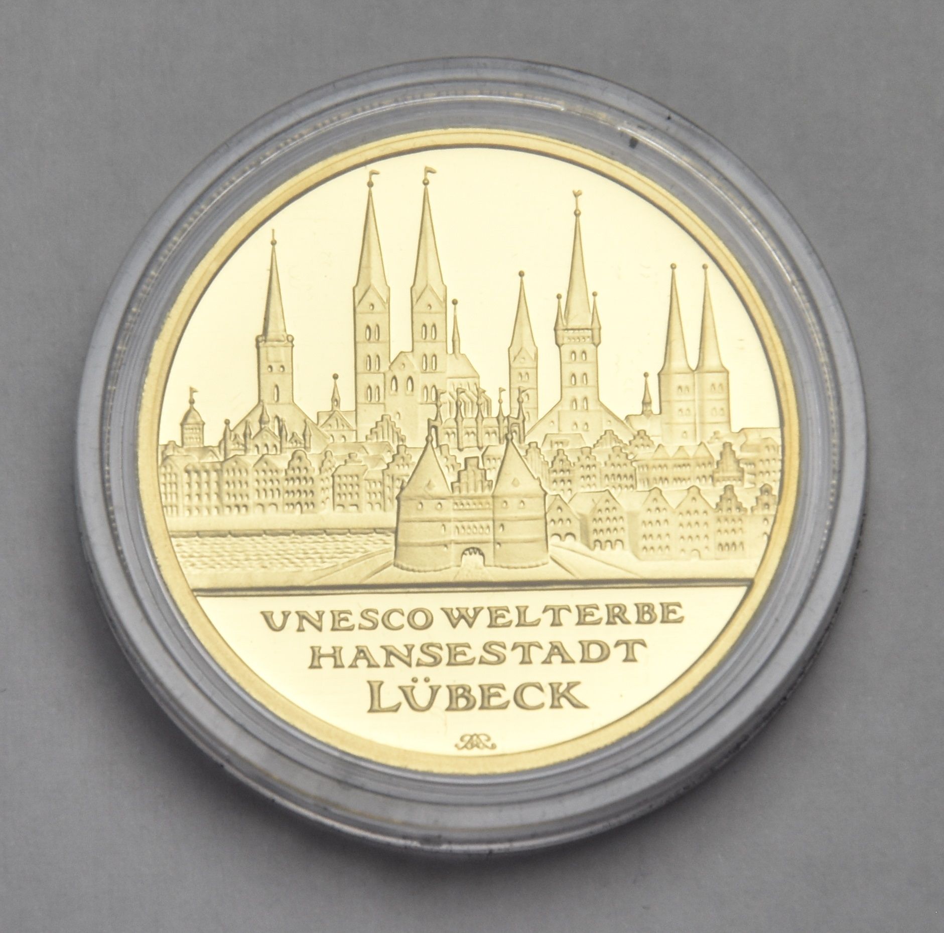 Deutschland 100 Euro 2007 - 1/2 oz Goldmünze "Lübeck"