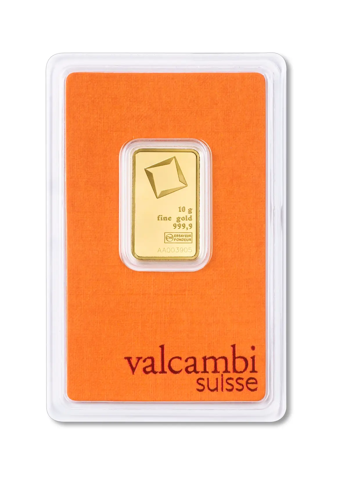 Goldbarren - 10 g .9999 VALCAMBI