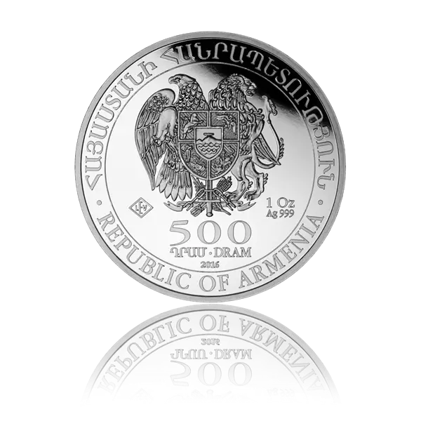 Arche Noah 2011 - Armenien 1 oz Silbermünze .999 ZFL