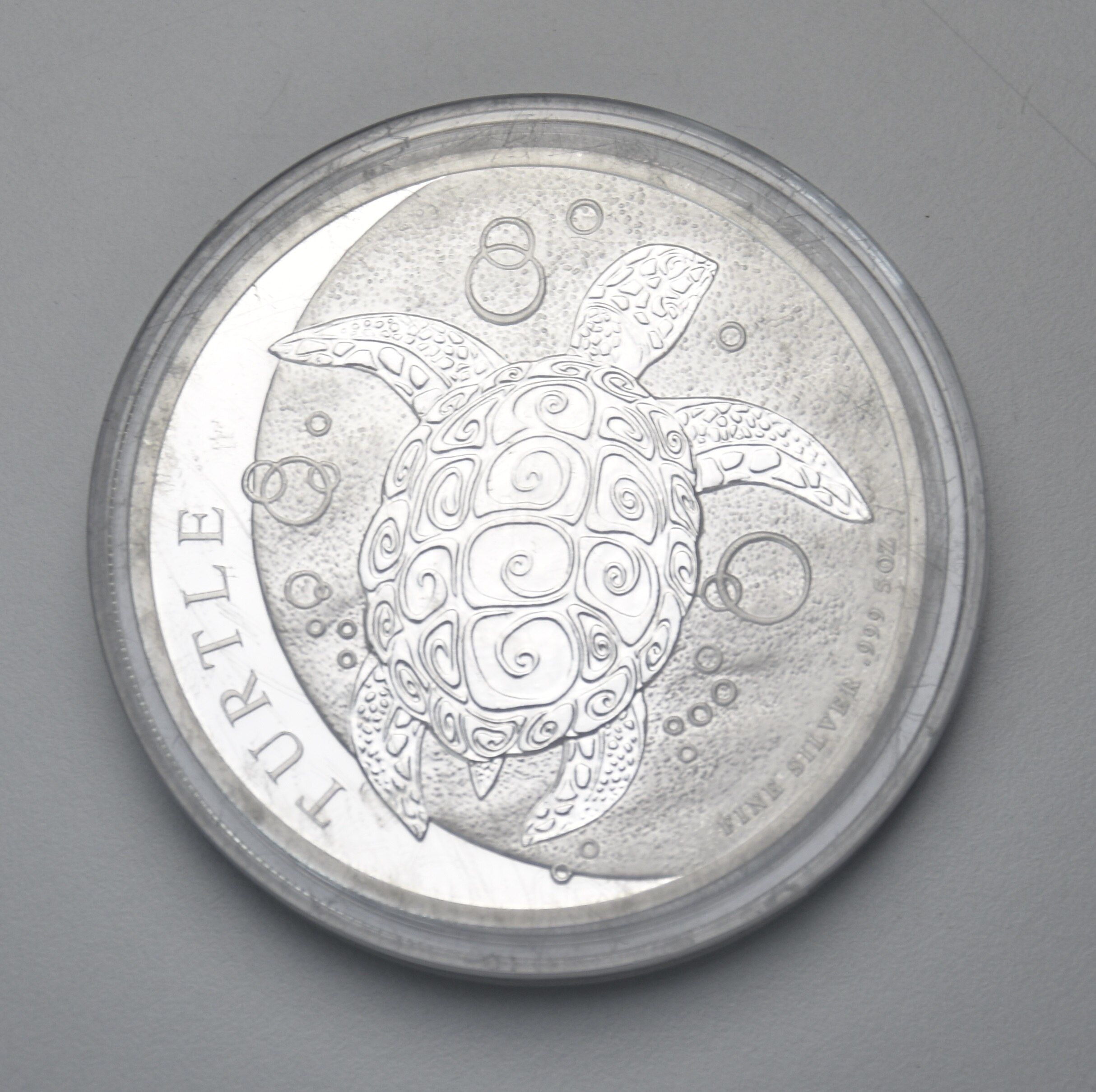 Schildkröte - Niue 10 Dollars 2014 + 2016  Silbermünze 5 Unzen