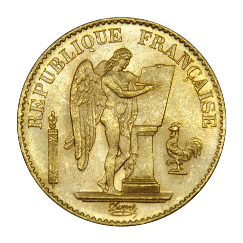 20 Francs Frankreich - Stehender Engel (1871 -1898)