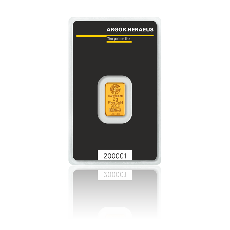 Goldbarren - 2 g .9999 *Sonderangebot*