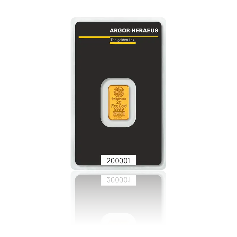 Goldbarren - 2 g .9999 *Sonderangebot*
