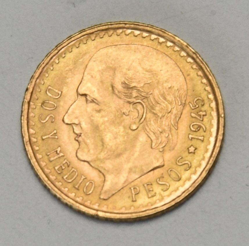 2,5 Pesos - Mexiko 1945 Goldmünze