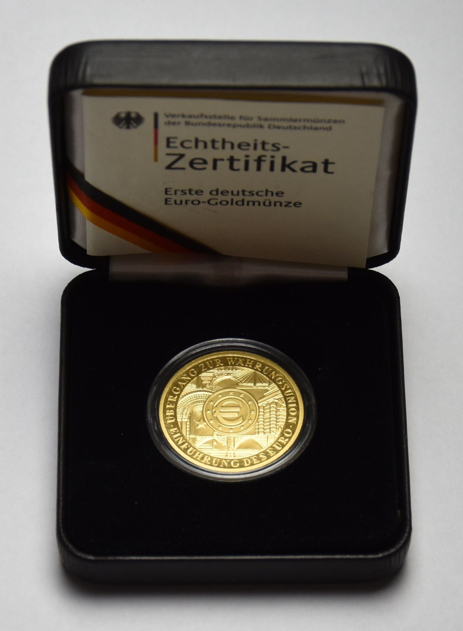 Deutschland 100 Euro 2002 - 1/2 oz Goldmünze "Euro-Einführung"