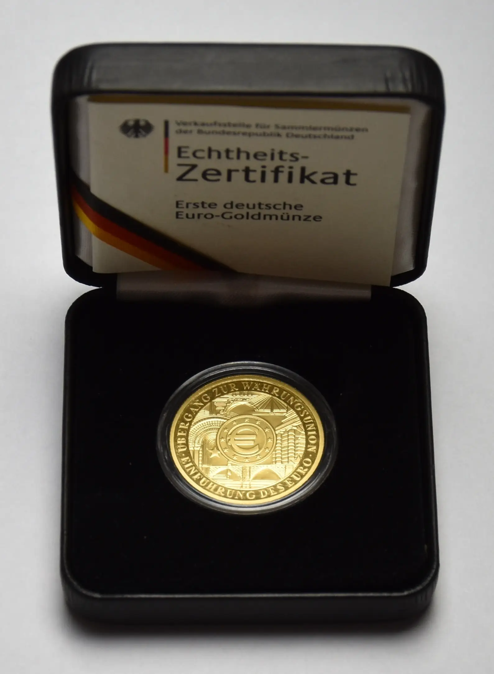 Deutschland 100 Euro 2002 - 1/2 oz Goldmünze "Euro-Einführung"