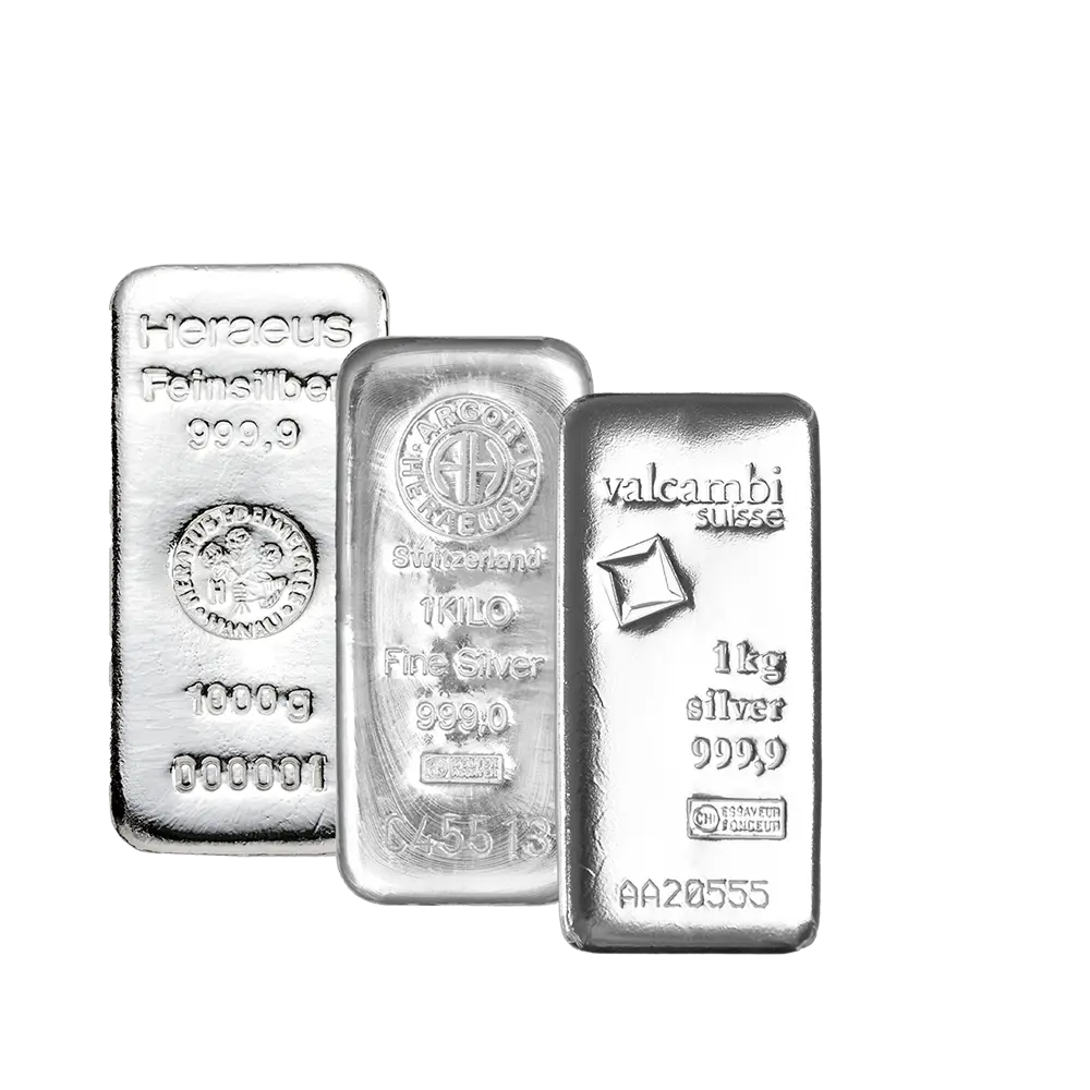 Silberbarren - 1 kg .999 LBMA *Sonderangebot*