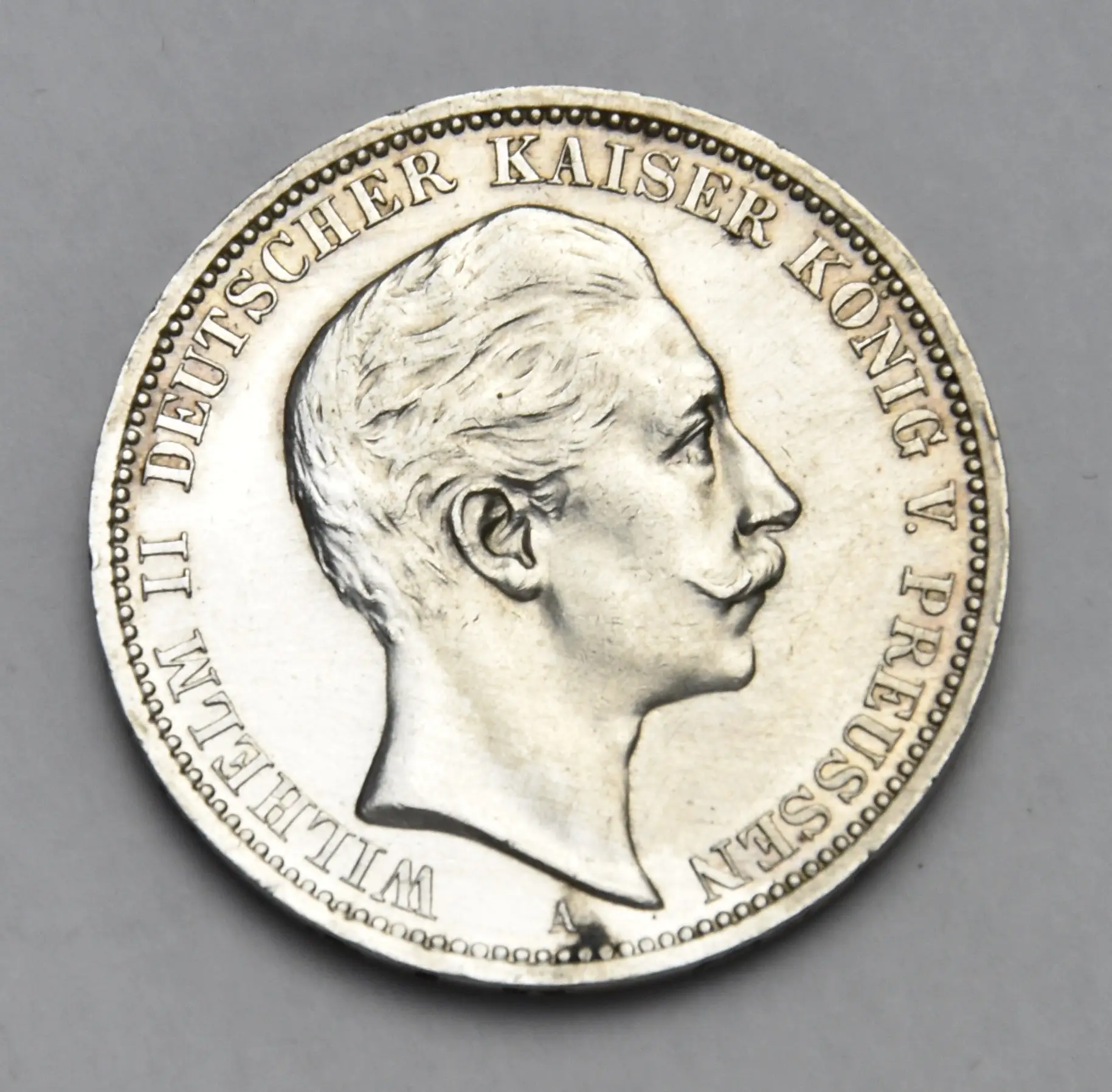 Deutschland Preussen 3 Mark 1908 A Wilhelm II Kaiser König (1888 - 1918)
