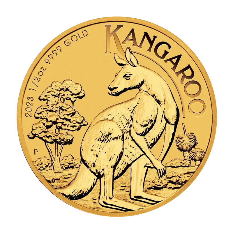 Känguru Nugget (Kangaroo) - Australien 1/2 oz Goldmünze *Sonderangebot*