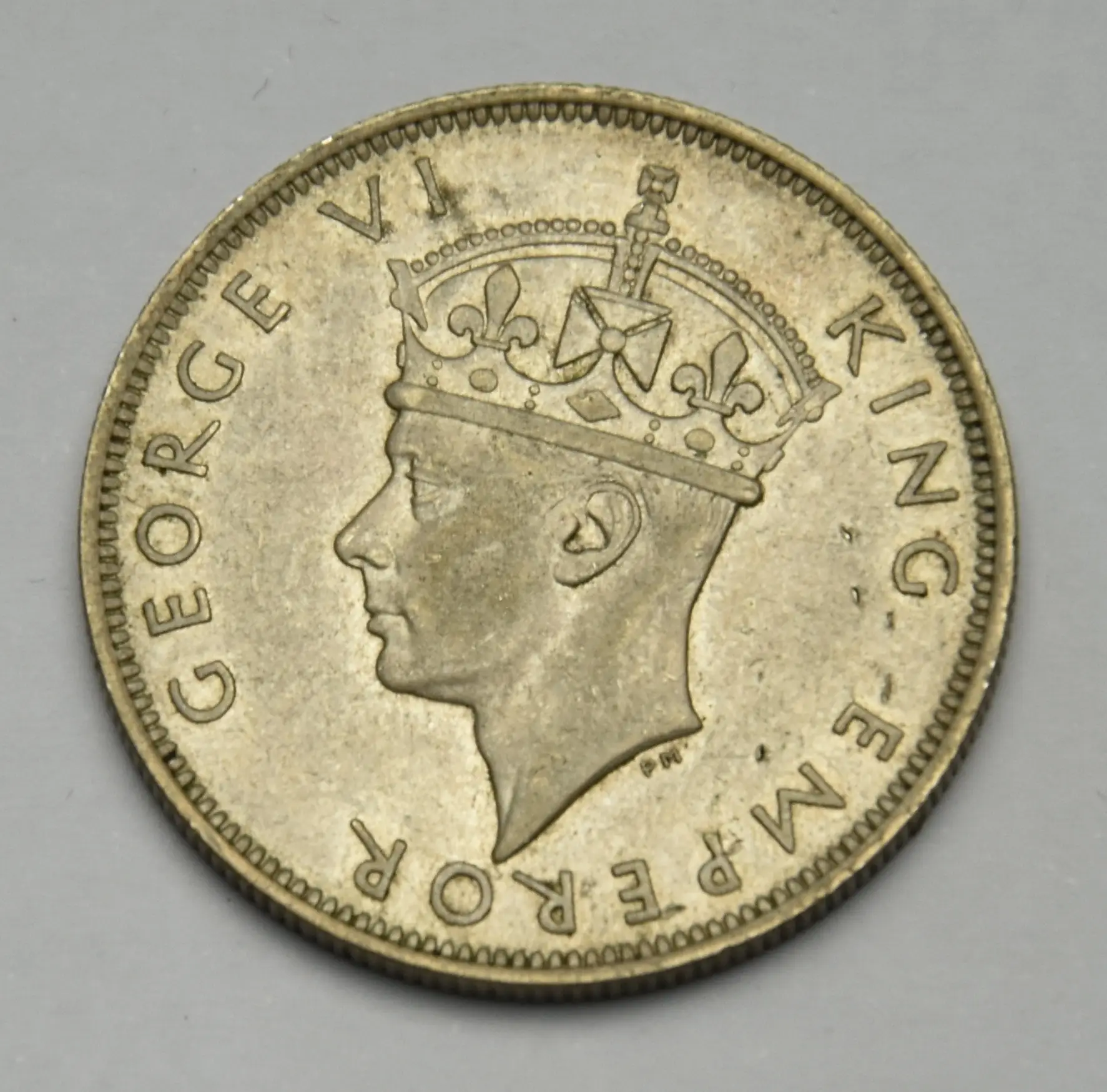 Süd-Rhodesien 1/2 Krone 1946 König George VI. Silbermünze
