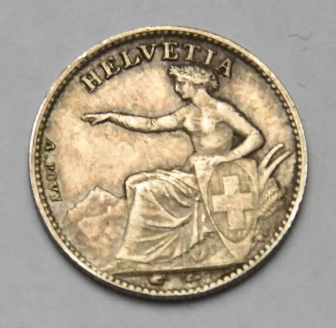 Schweiz 1/2 Franken - 1851 A (sitzende Helvetia)
