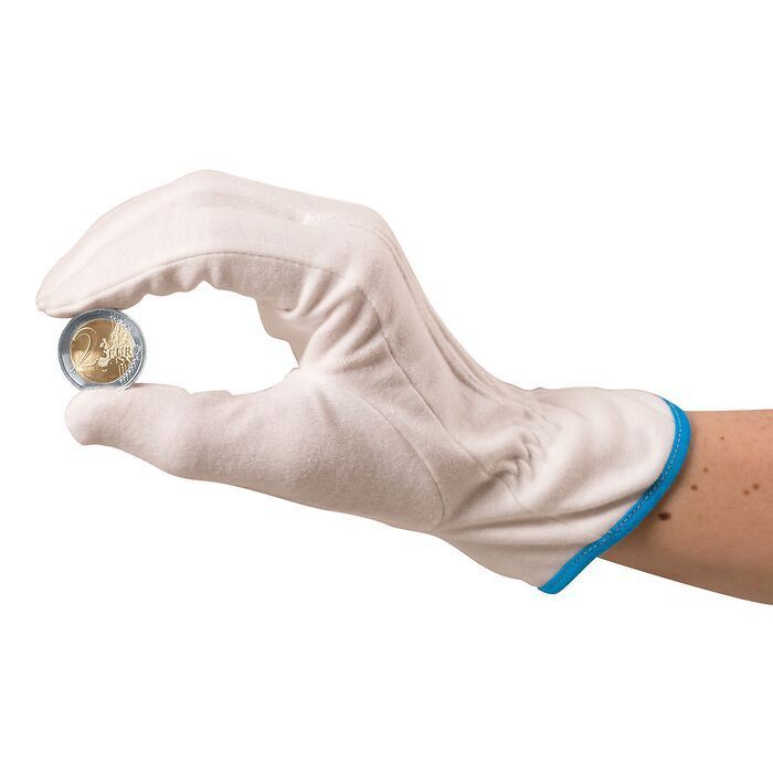 Münz-Handschuhe aus Baumwolle, Universalgrösse 1 Paar