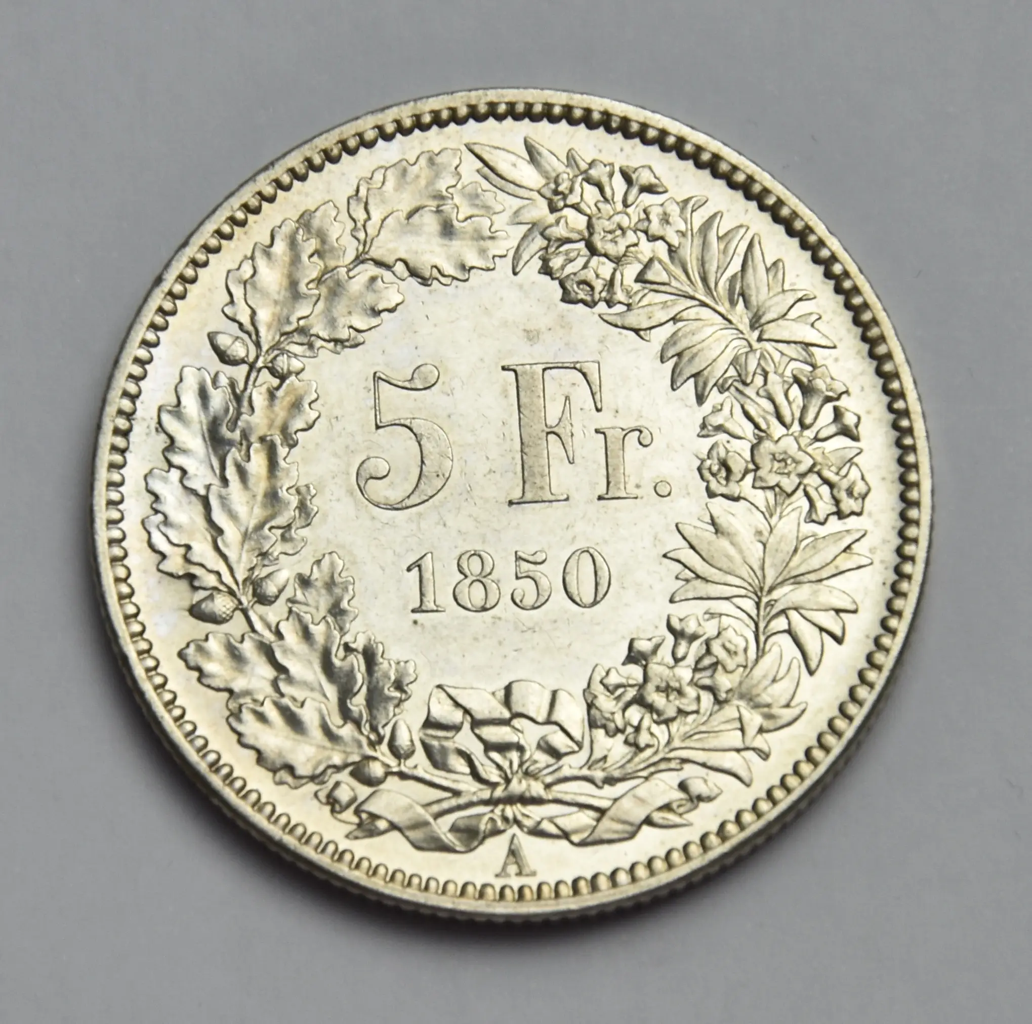 Schweiz 5 Franken - 1850 A (sitzende Helvetia)
