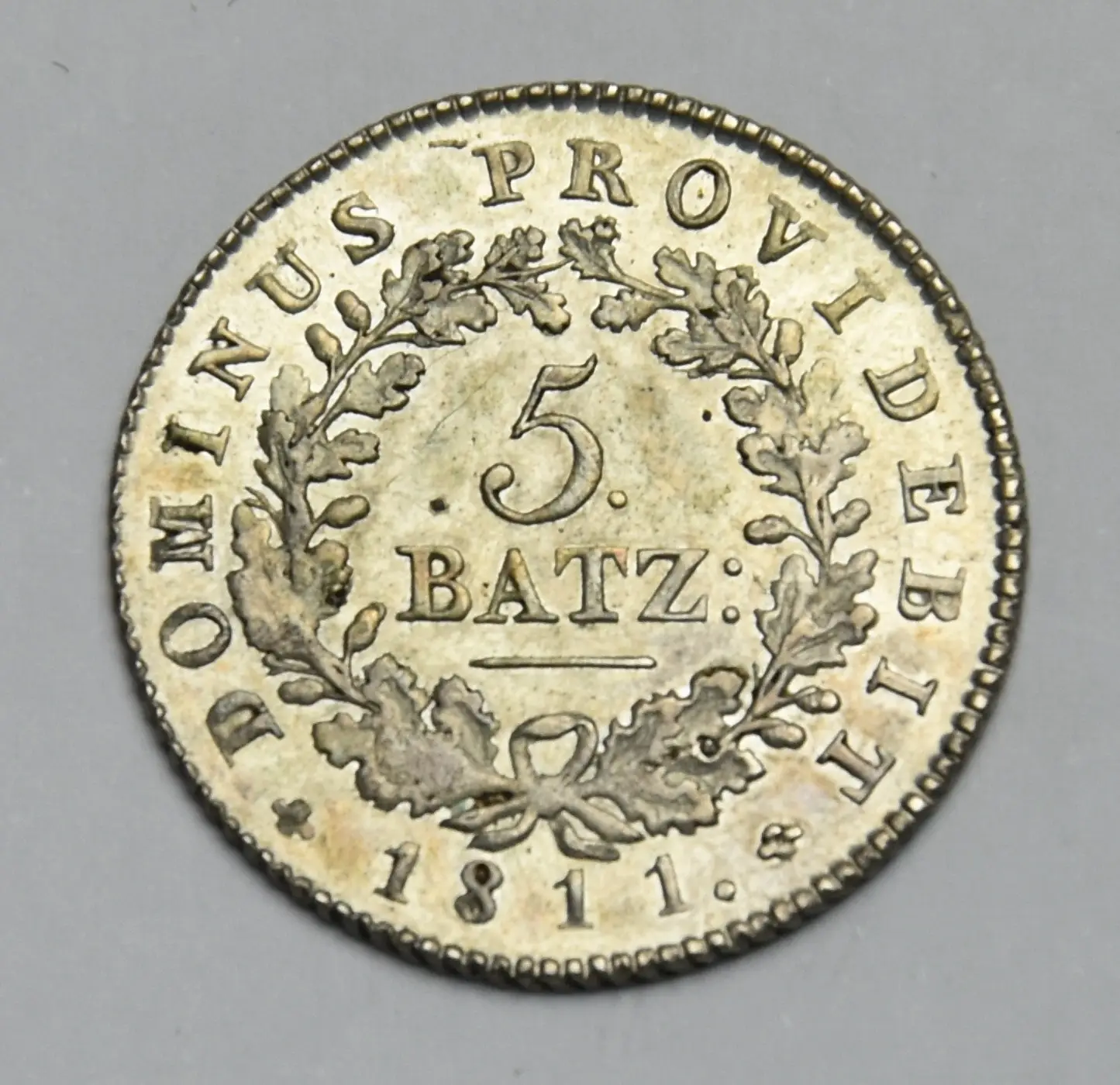 Schweiz Kanton Bern 5 Batzen 1811 (Silbermünze)