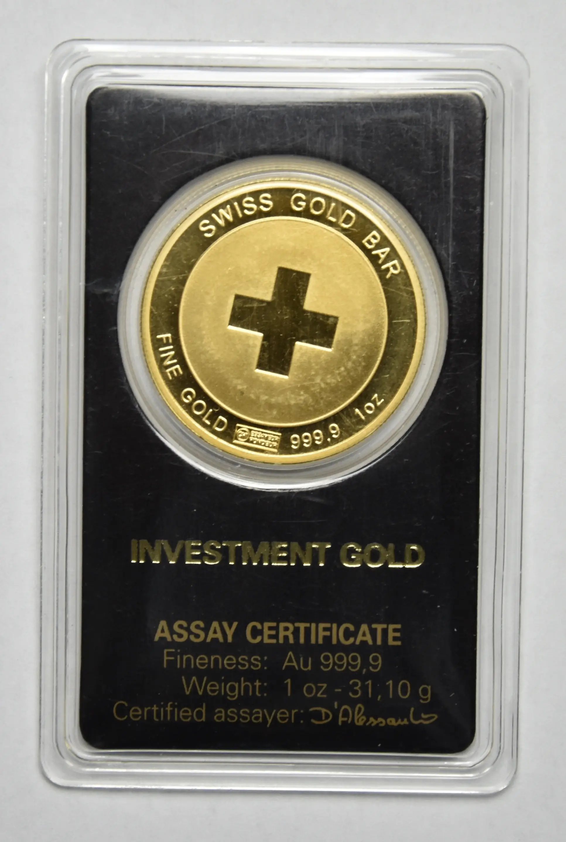 Matterhorn Swiss Gold Ounce 1 oz Goldbarren in Münzform (999,9)