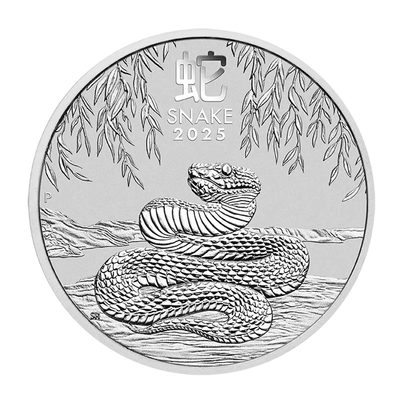 Lunar III "Schlange" 2025 - Australien 1 oz Silbermünze