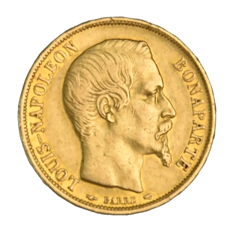 20 Francs Frankreich - Louis-Napoleon Bonaparte 1852 Goldmünze