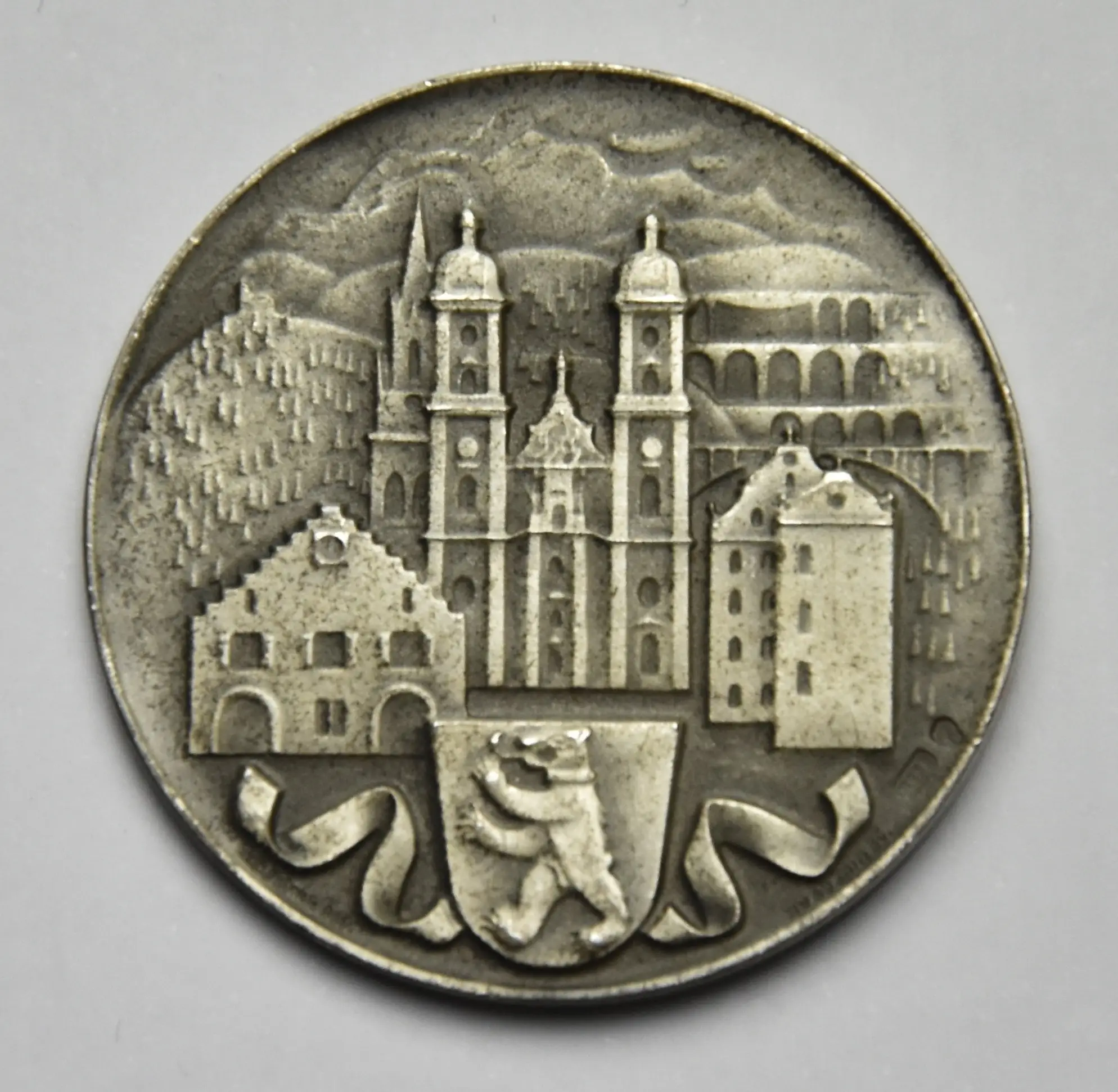 Schweiz Silbermedaille 1948 St. Gallen Unteroffizierstage