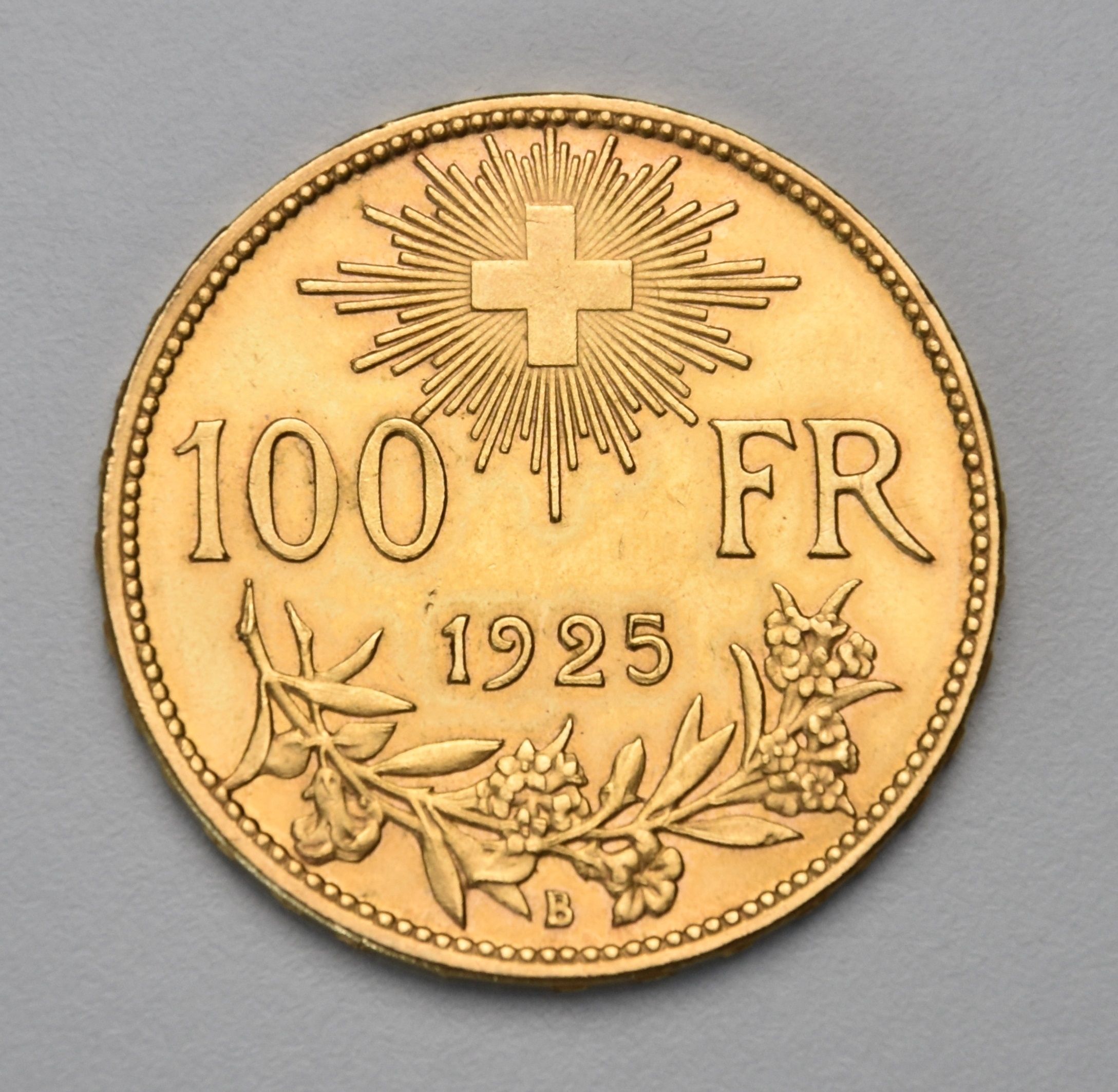 Vreneli - Schweiz 100 Franken Jahrgang 1925