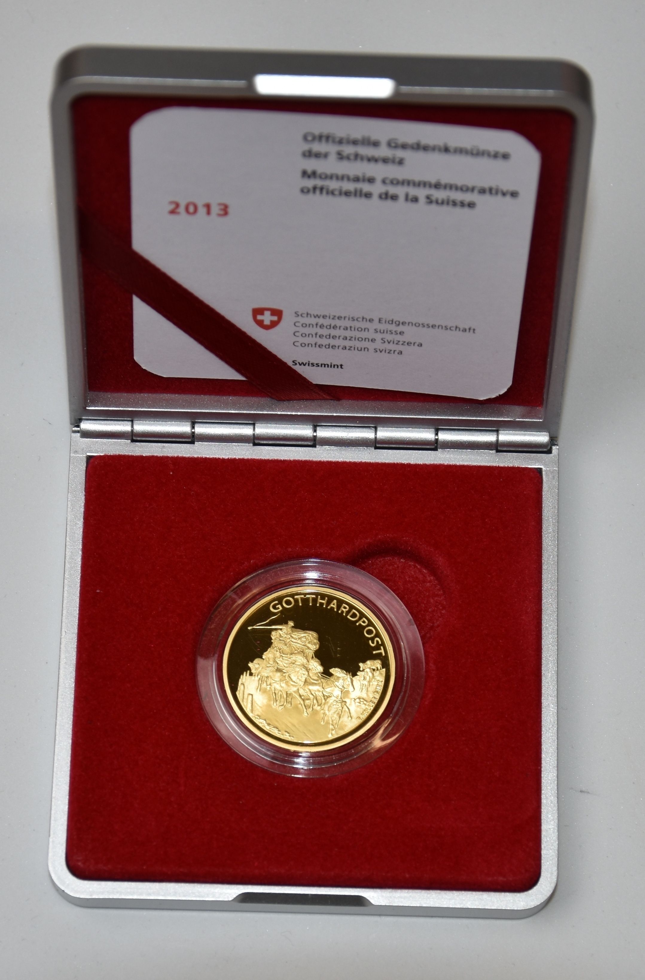 Schweiz 50 Franken 2013 Gotthardpost