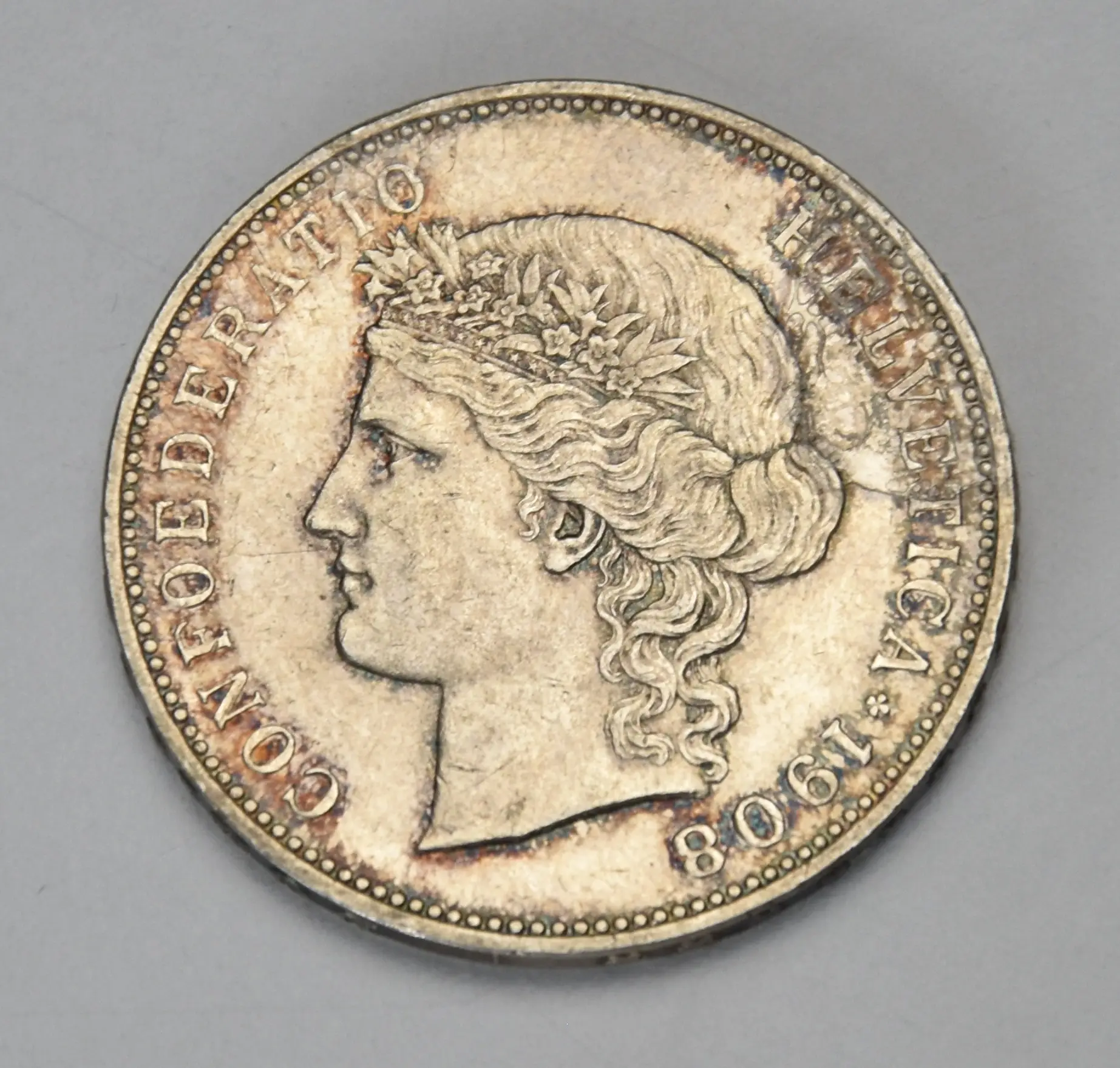 Schweiz 5 Franken - 1908 B (Helvetia)