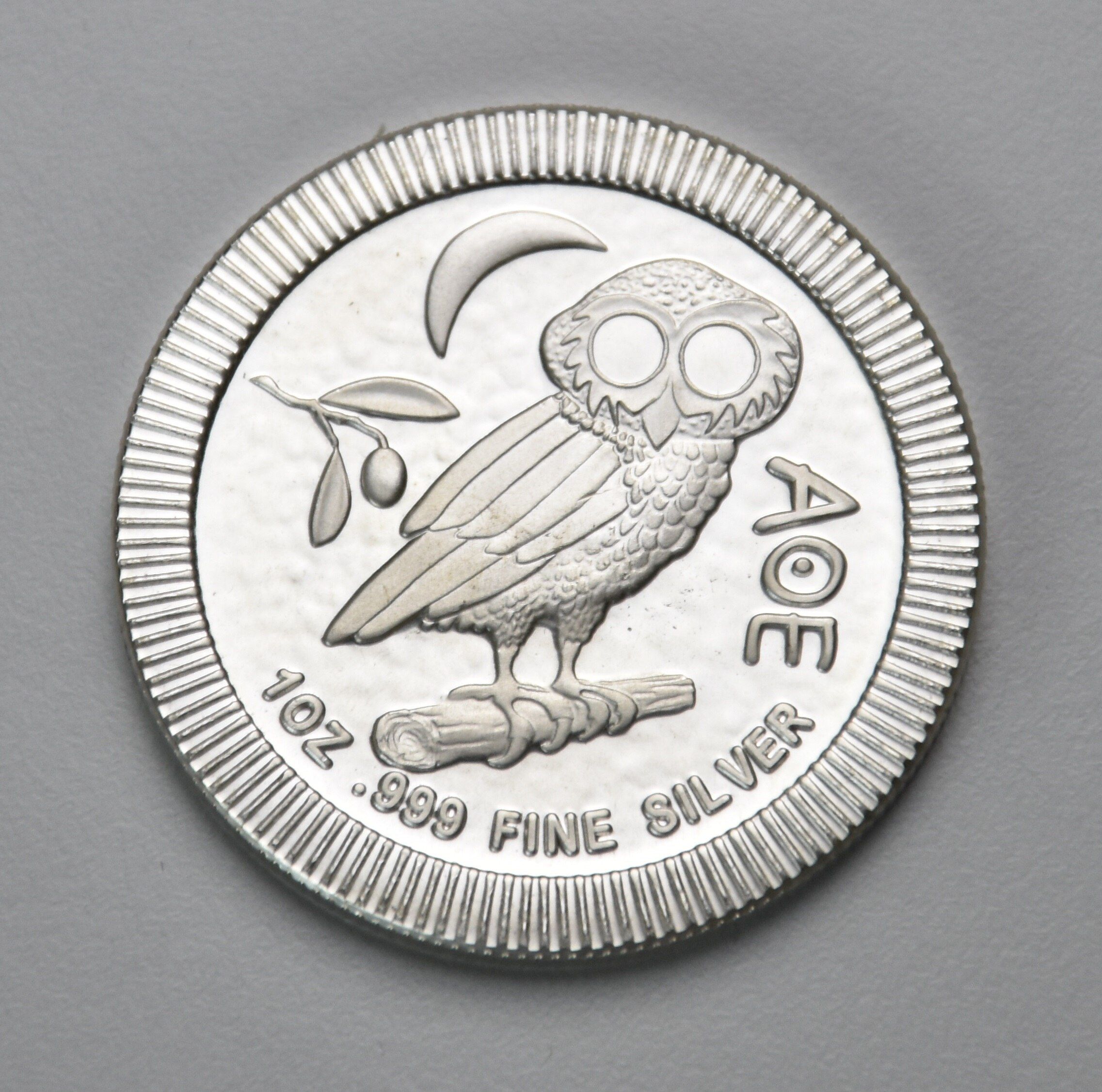 Eule von Athen - Niue 2 Dollars 2020  Silbermünze 1 Unze