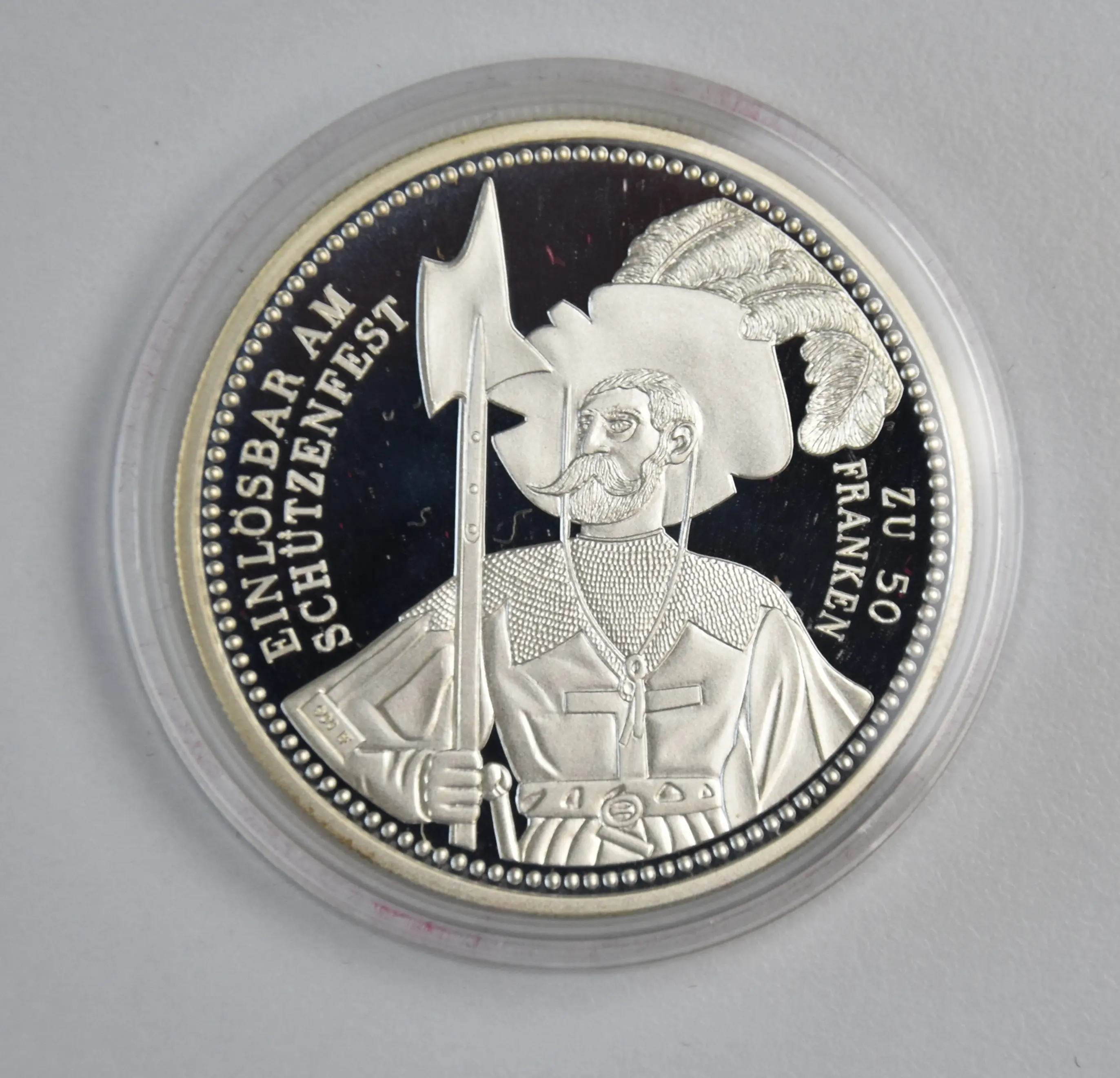 Schweiz Schützentaler 50 Franken 1998 Schwyz