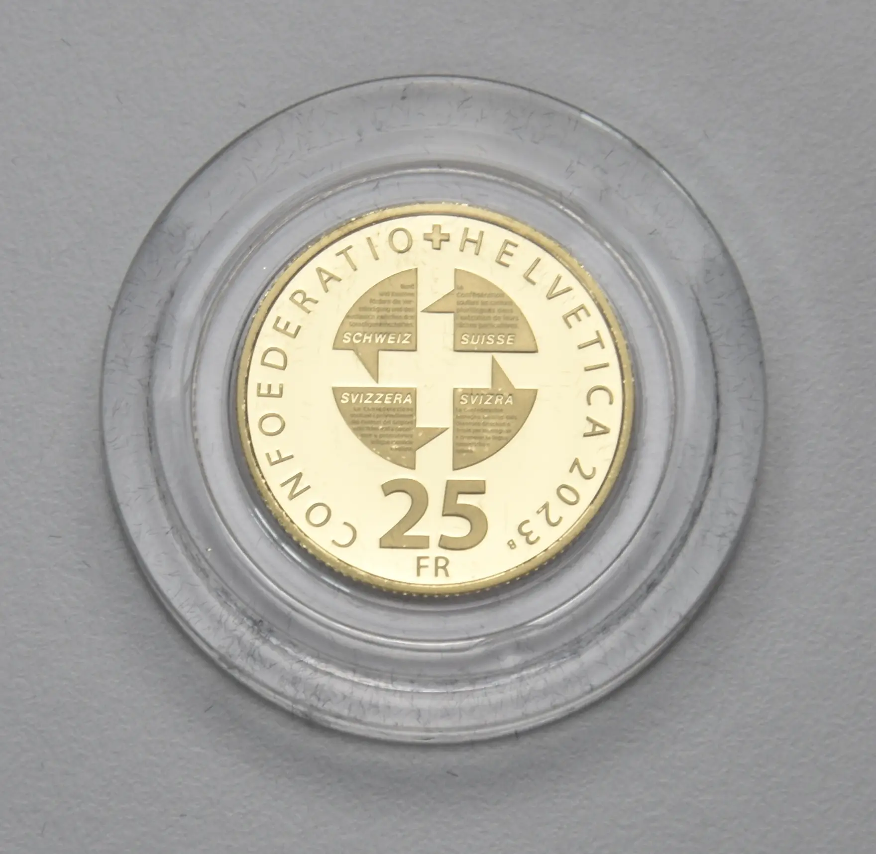 Switzerland 25 francs 2023 Linguistic diversity