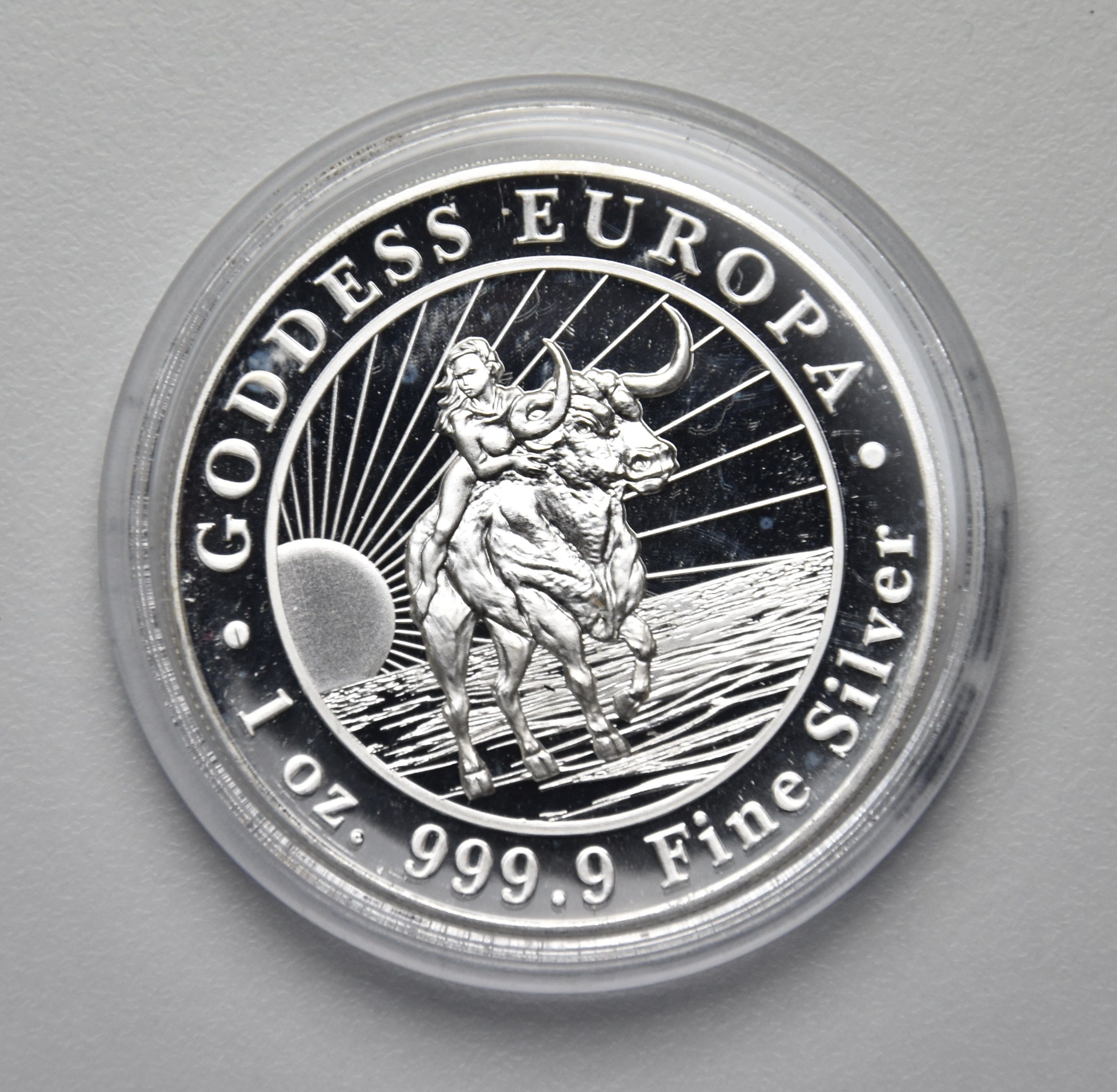 Tschad 5000 Francs CFA 2023 - 1 Unze Silbermünze "Europa"