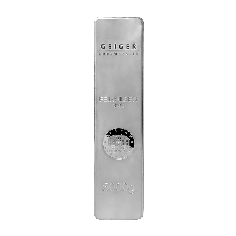 Silberbarren Security Line Schloss Güldengossa - 5 kg .999 *Sonderangebot*
