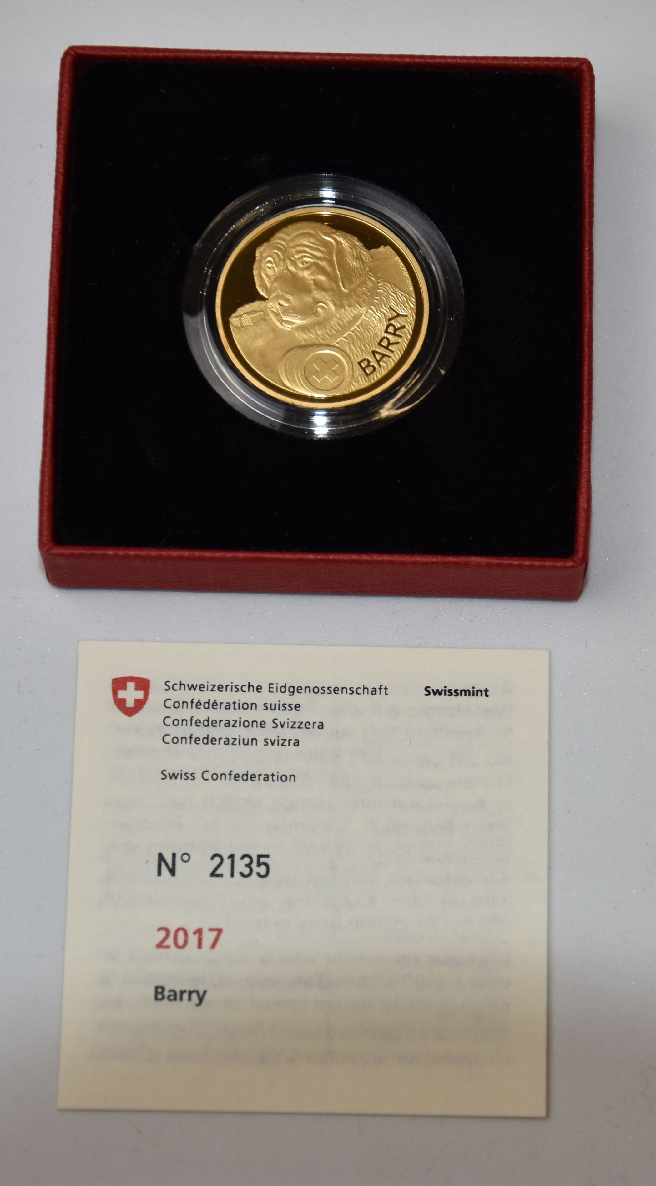 Schweiz 50 Franken 2017 Barry
